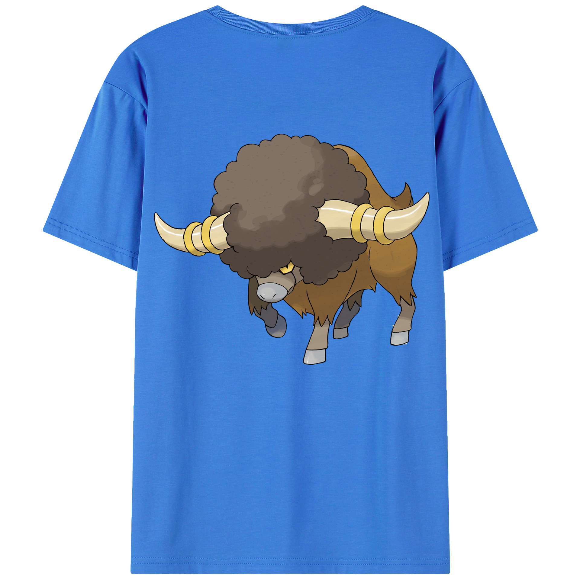 （画像用） ポケットモンスター Pokémon 綿100％ メンズ半袖Tシャツ（バックプリント） 通気性