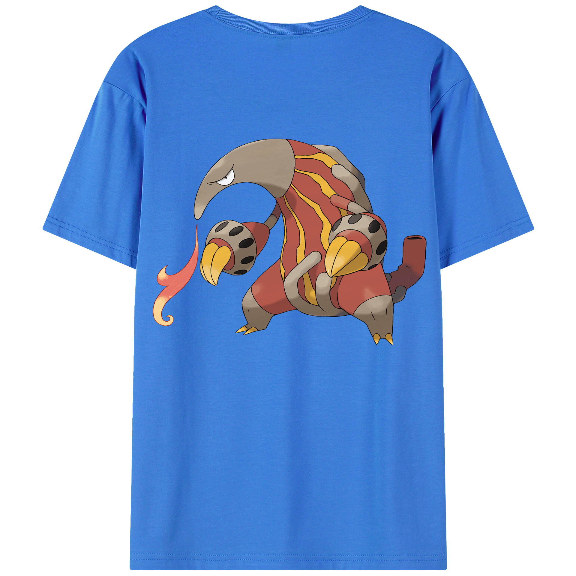 （画像用） ポケットモンスター Pokémon 綿100％ メンズ半袖Tシャツ（バックプリント） 通気性
