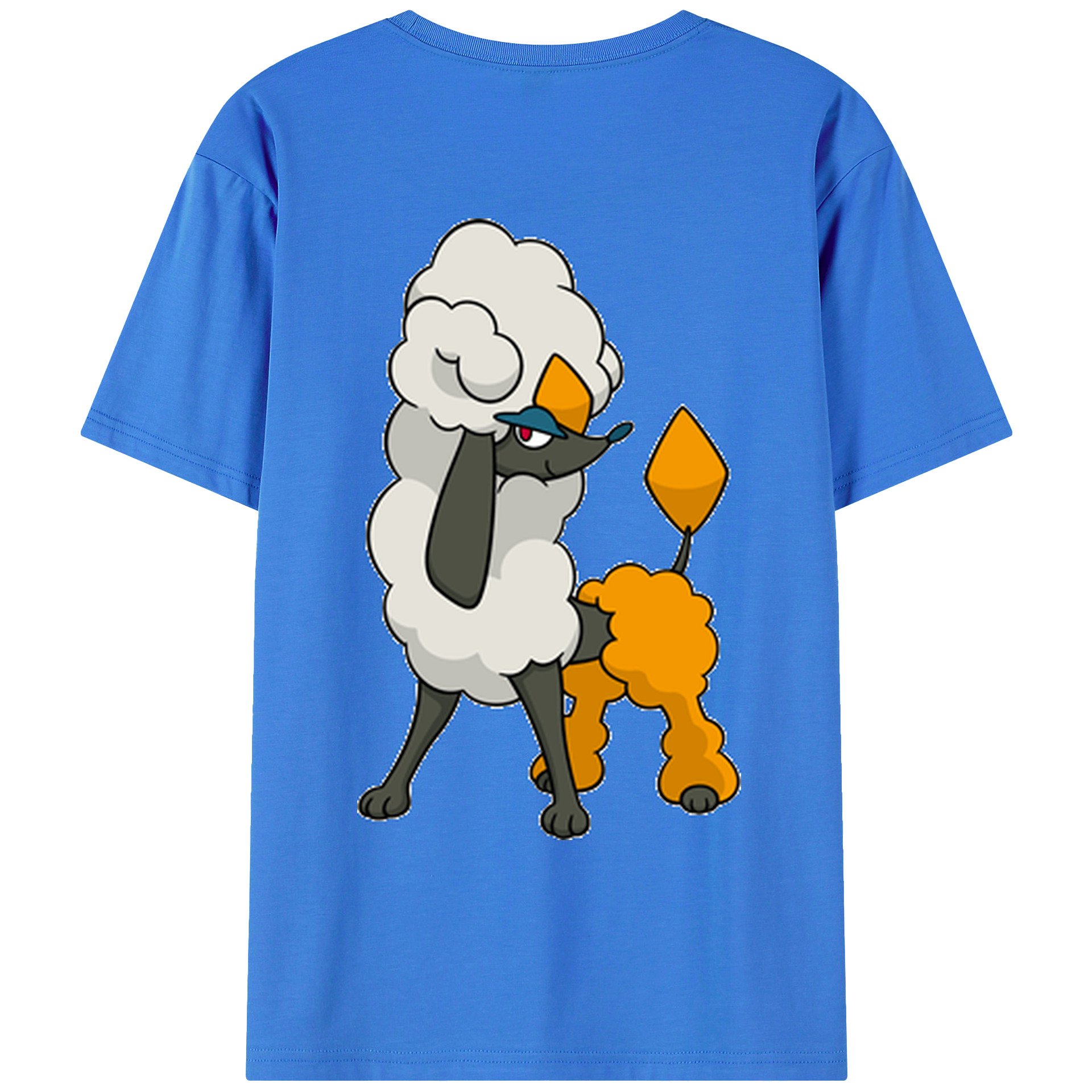 （画像用） ポケットモンスター Pokémon 綿100％ メンズ半袖Tシャツ（バックプリント） 通気性