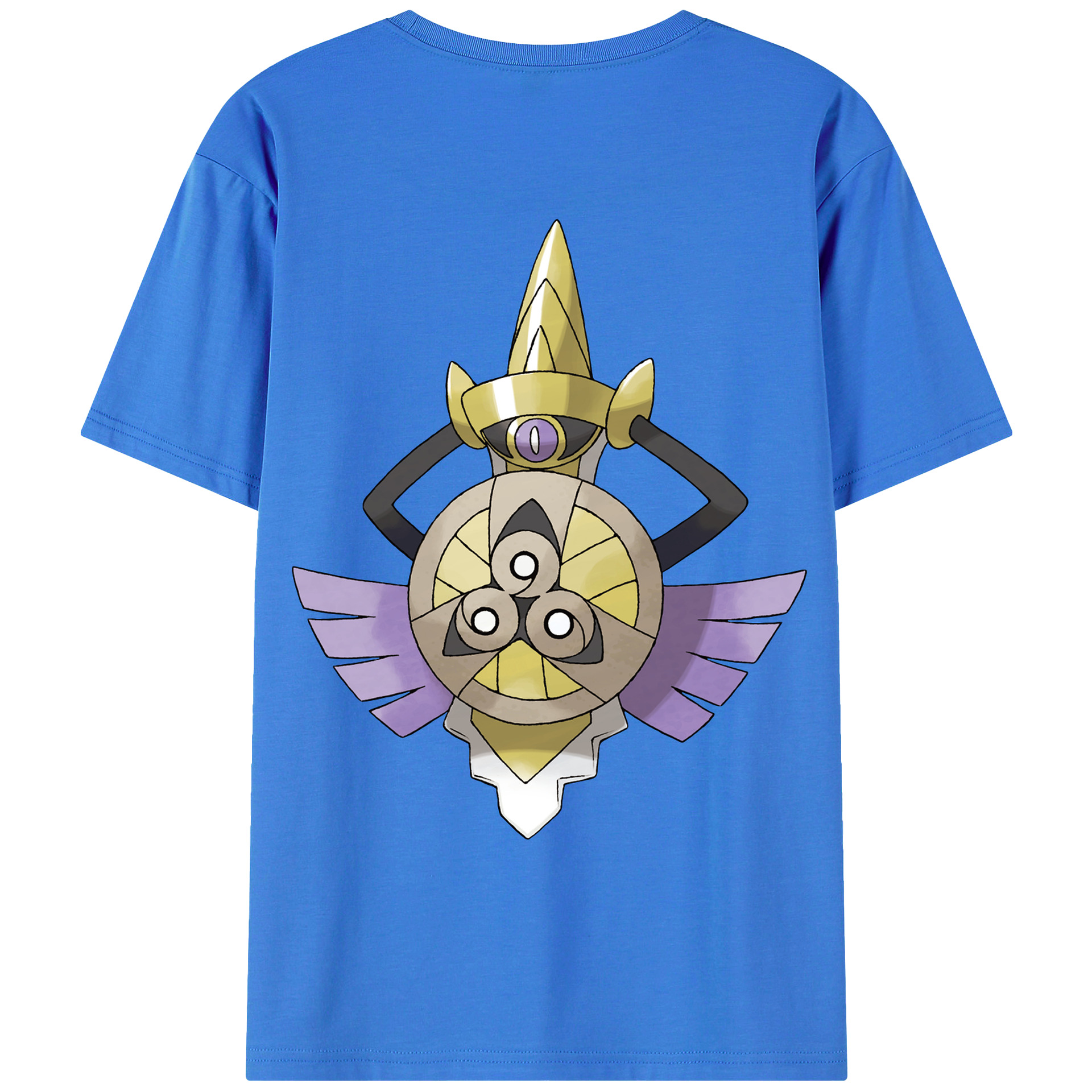 （画像用） ポケットモンスター Pokémon 綿100％ メンズ半袖Tシャツ（バックプリント） 通気性