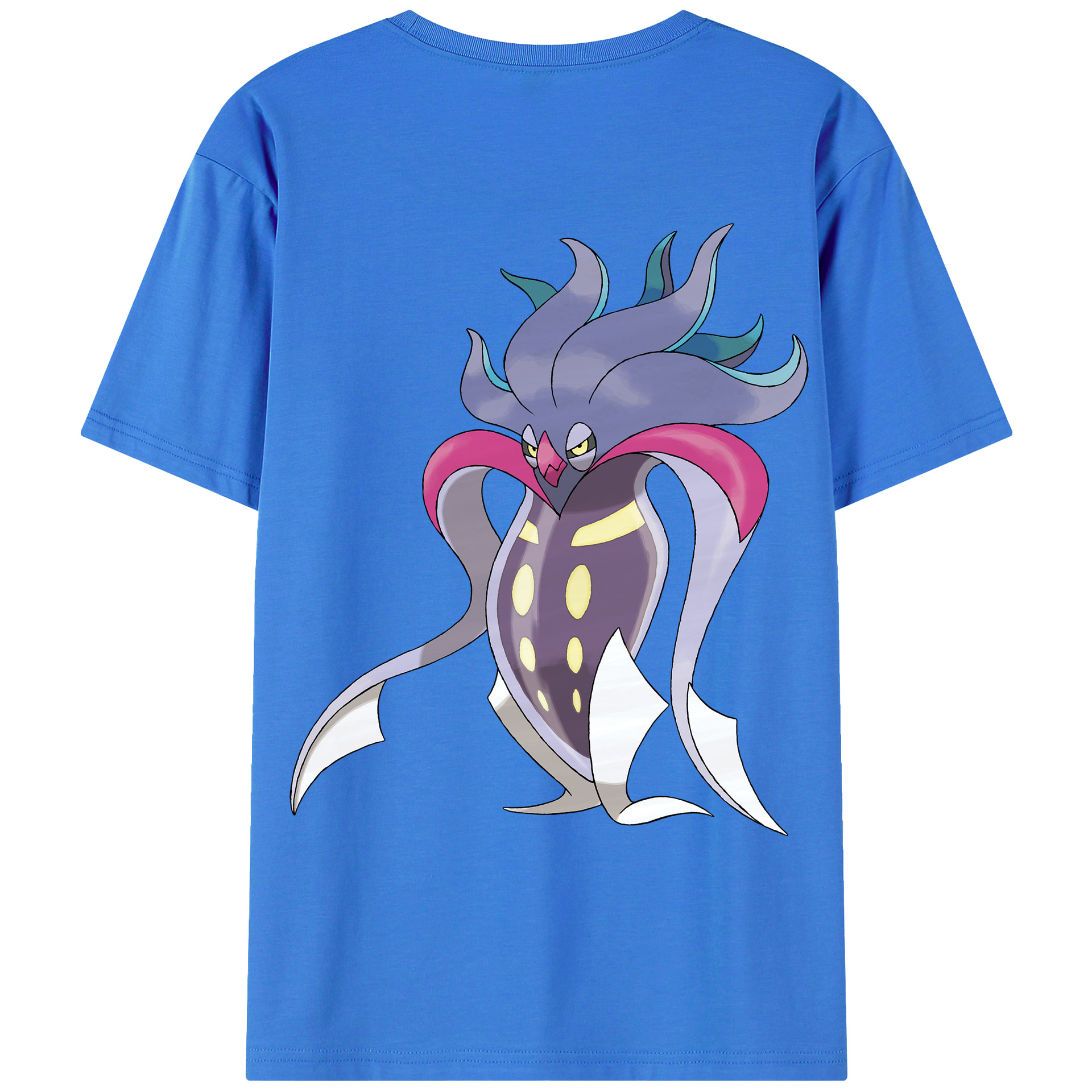 （画像用） ポケットモンスター Pokémon 綿100％ メンズ半袖Tシャツ（バックプリント） 通気性