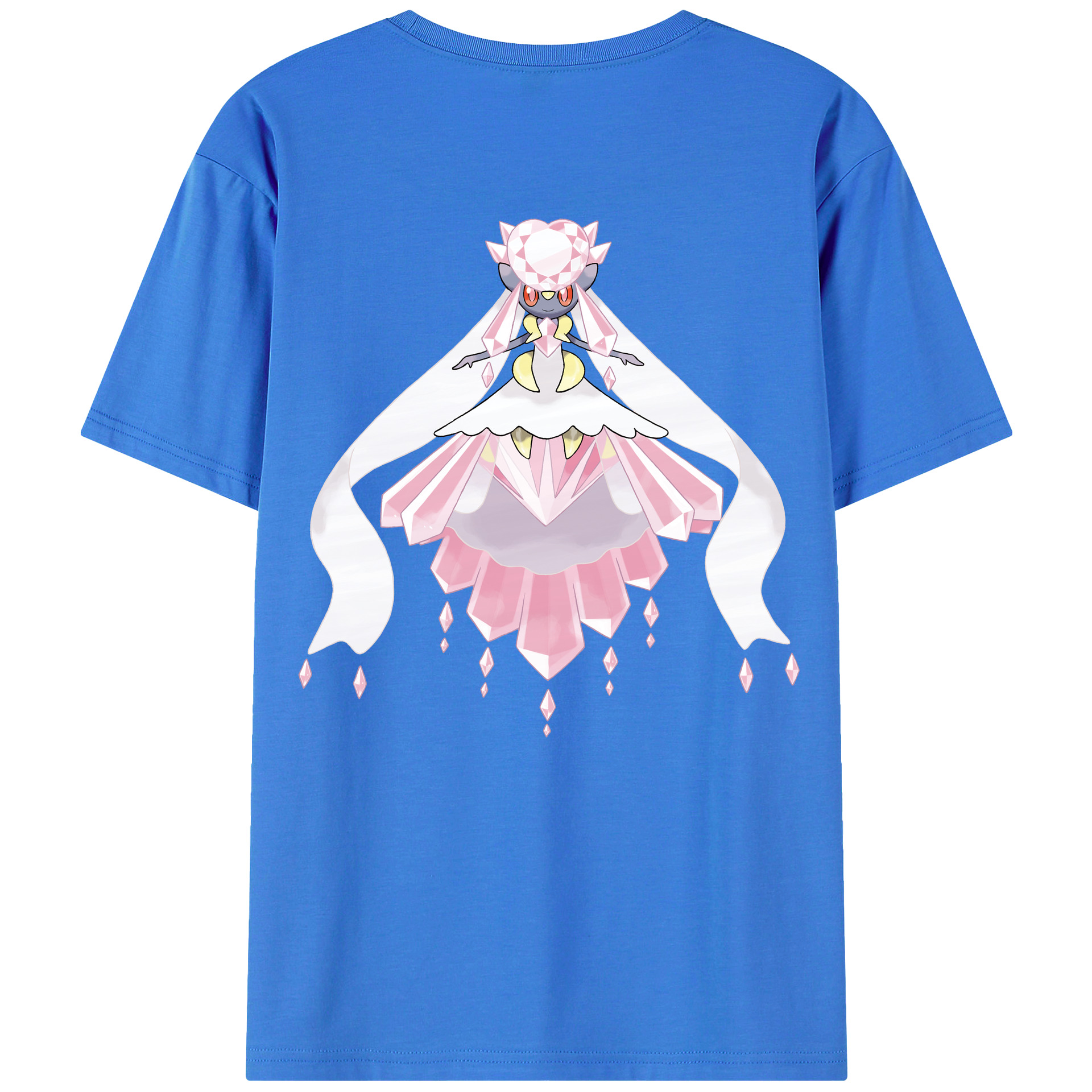 （画像用） ポケットモンスター Pokémon 綿100％ メンズ半袖Tシャツ（バックプリント） 通気性