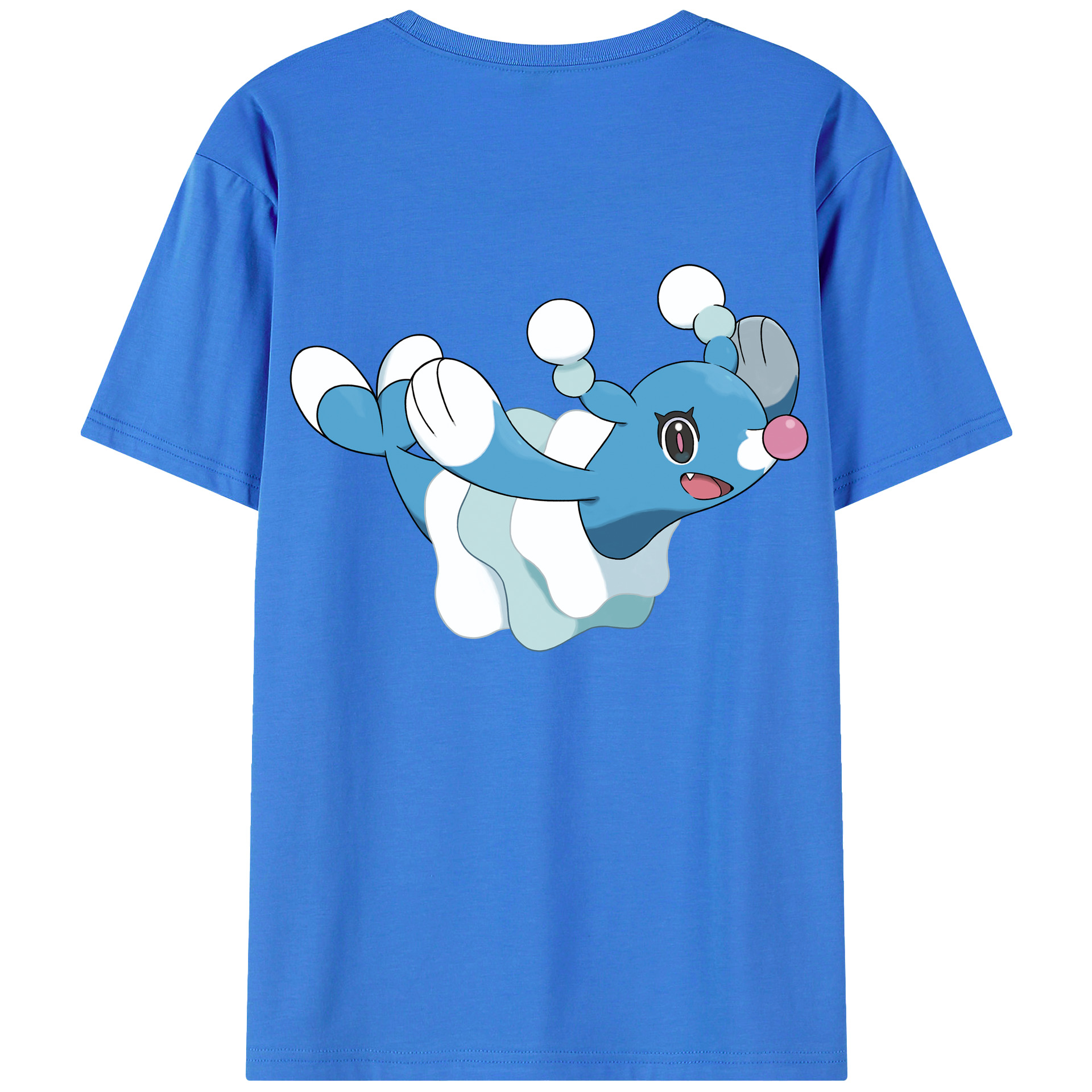 （画像用） ポケットモンスター Pokémon 綿100％ メンズ半袖Tシャツ（バックプリント） 通気性