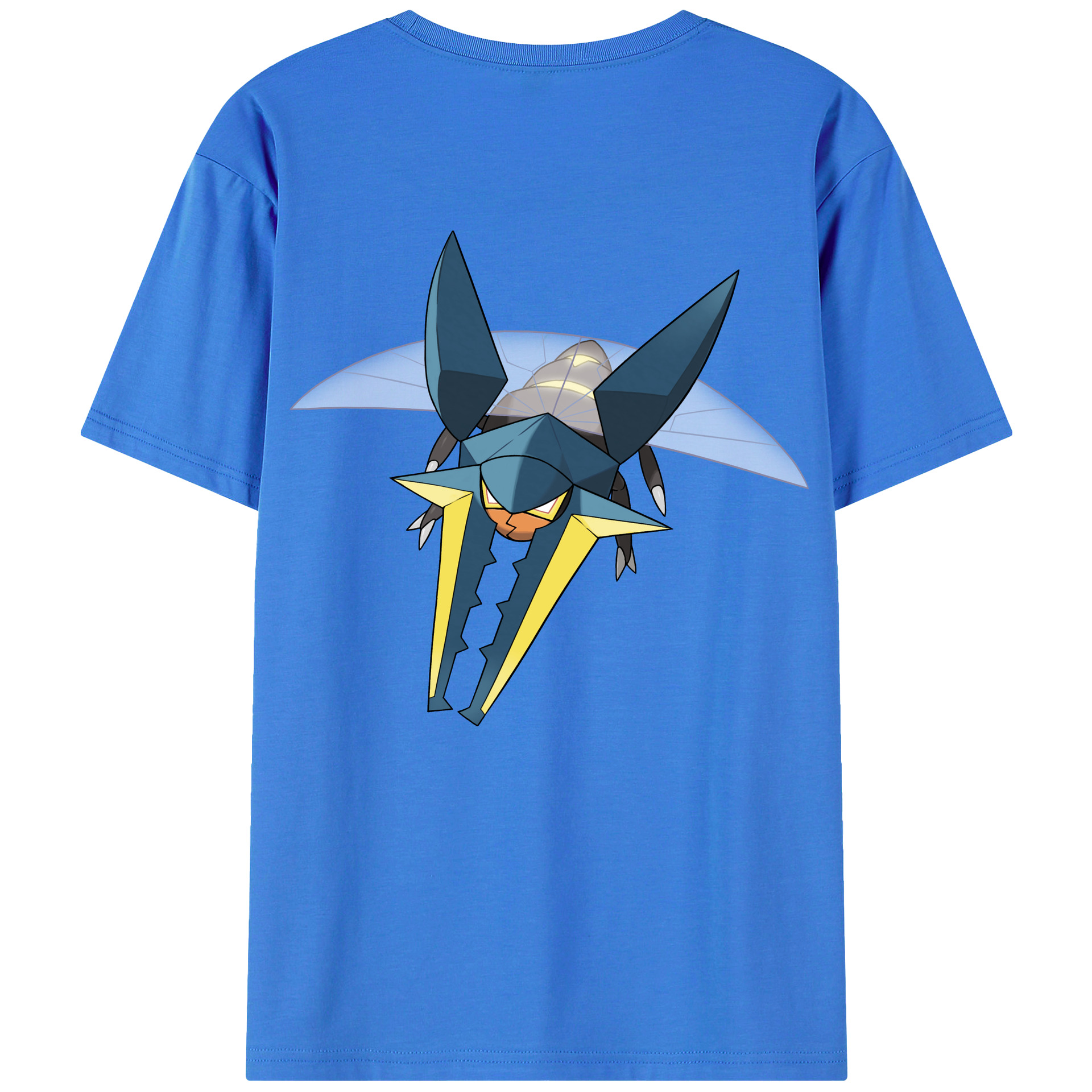 （画像用） ポケットモンスター Pokémon 綿100％ メンズ半袖Tシャツ（バックプリント） 通気性