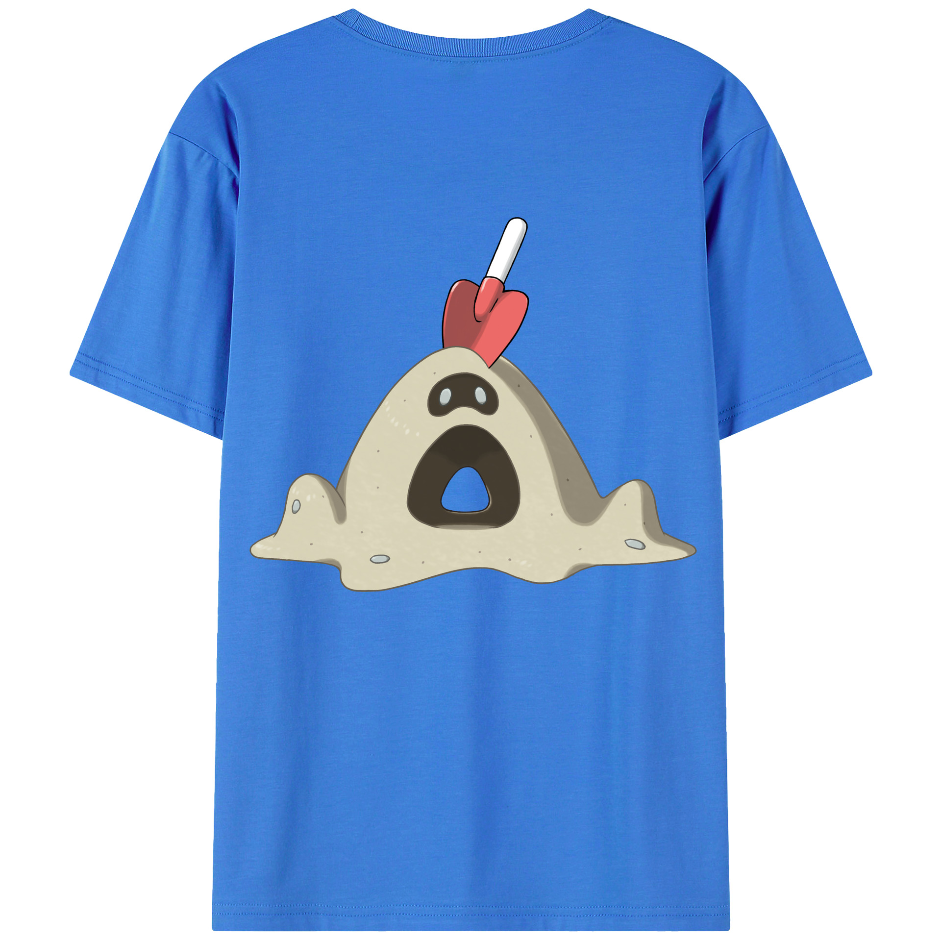 （画像用） ポケットモンスター Pokémon 綿100％ メンズ半袖Tシャツ（バックプリント） 通気性