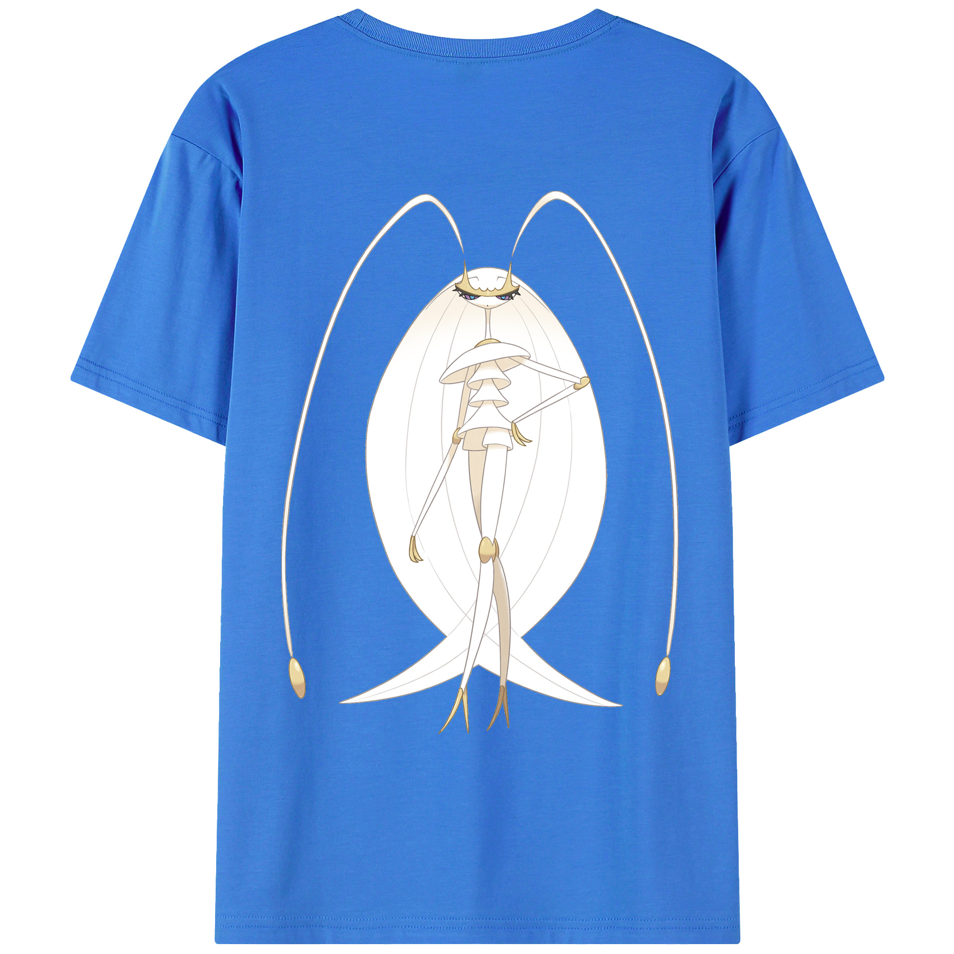 （画像用） ポケットモンスター Pokémon 綿100％ メンズ半袖Tシャツ（バックプリント） 通気性
