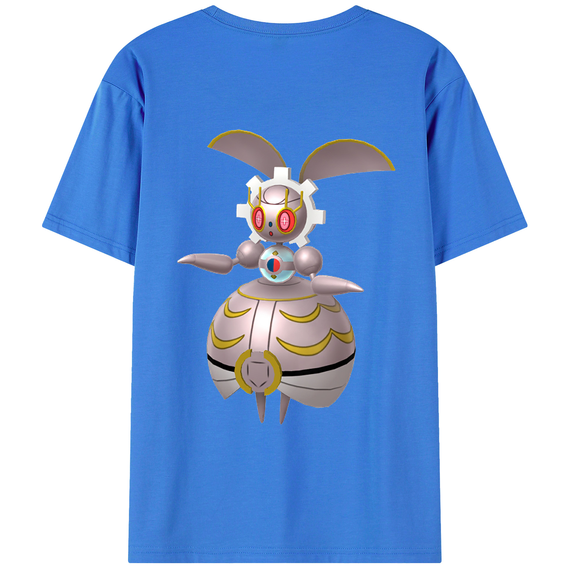 （画像用） ポケットモンスター Pokémon 綿100％ メンズ半袖Tシャツ（バックプリント） 通気性