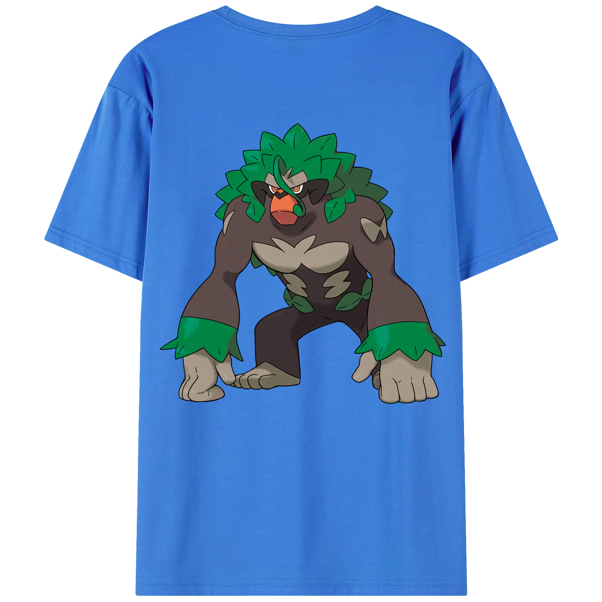 （画像用） ポケットモンスター Pokémon 綿100％ メンズ半袖Tシャツ（バックプリント） 通気性
