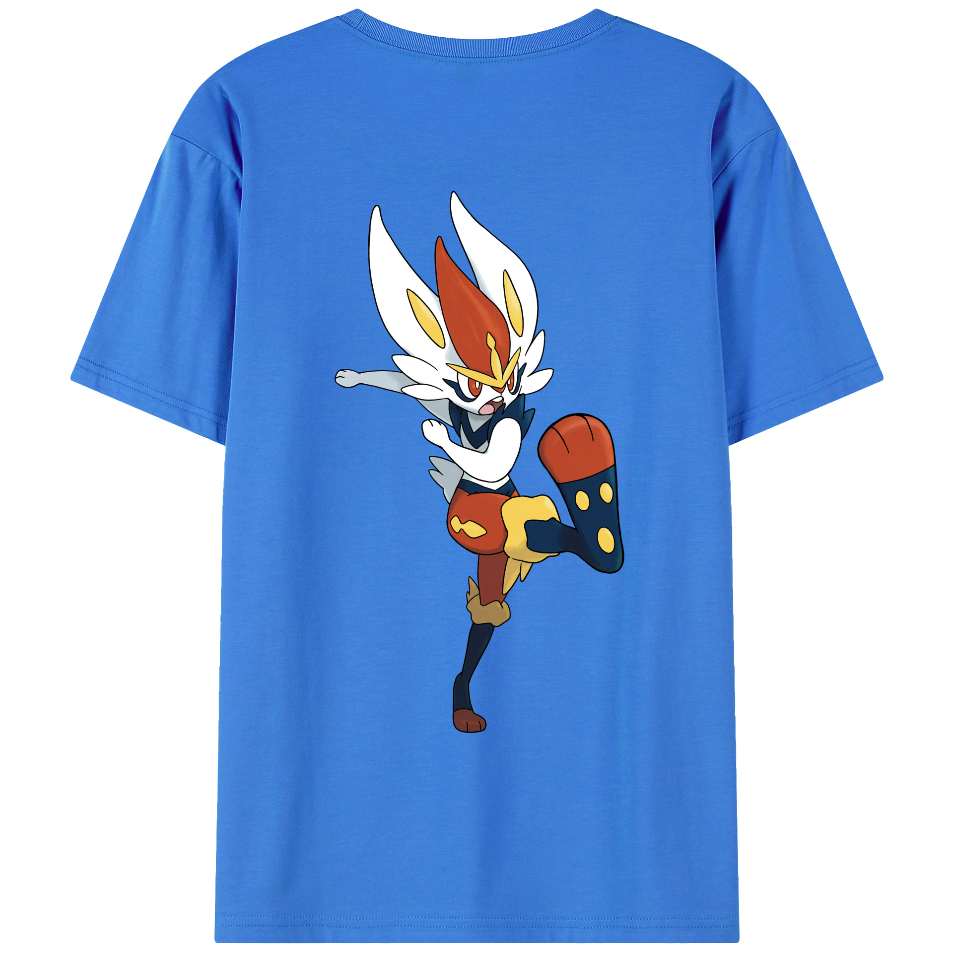 （画像用） ポケットモンスター Pokémon 綿100％ メンズ半袖Tシャツ（バックプリント） 通気性