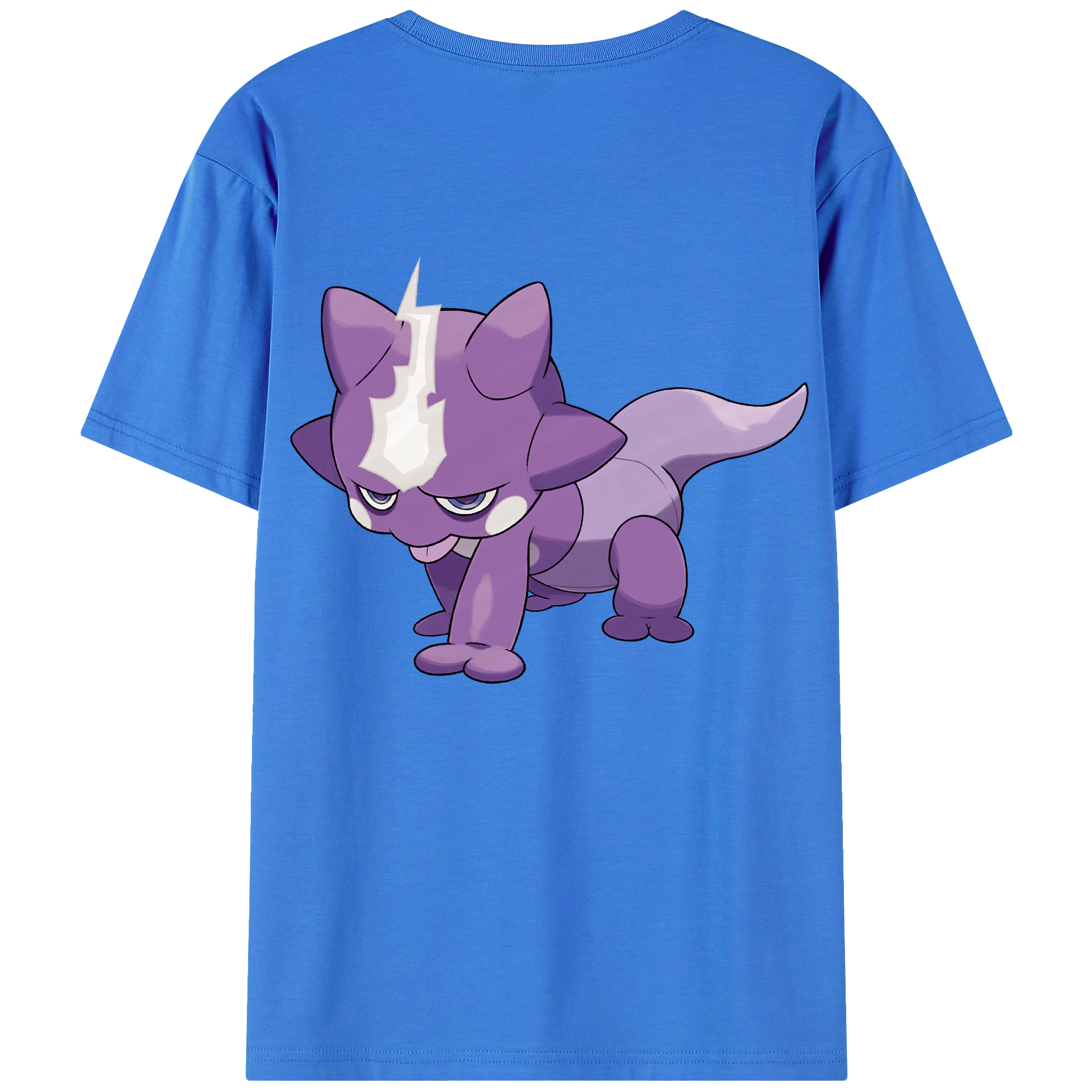 （画像用） ポケットモンスター Pokémon 綿100％ メンズ半袖Tシャツ（バックプリント） 通気性