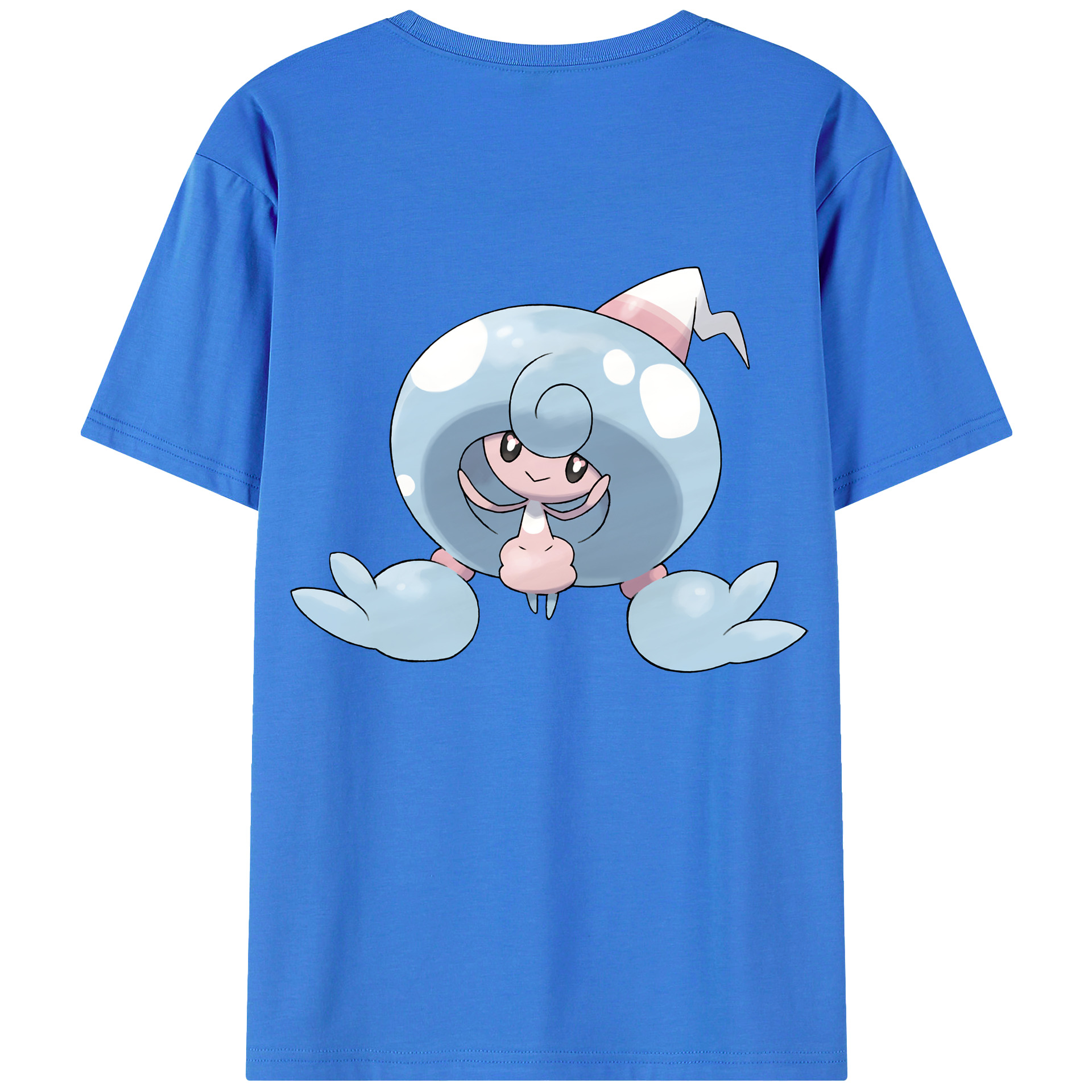 （画像用） ポケットモンスター Pokémon 綿100％ メンズ半袖Tシャツ（バックプリント） 通気性