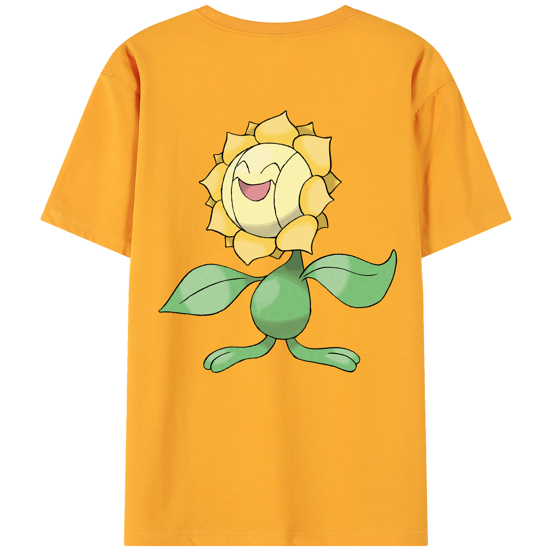 （画像用） ポケットモンスター Pokémon 綿100％ メンズ半袖Tシャツ（バックプリント） 通気性