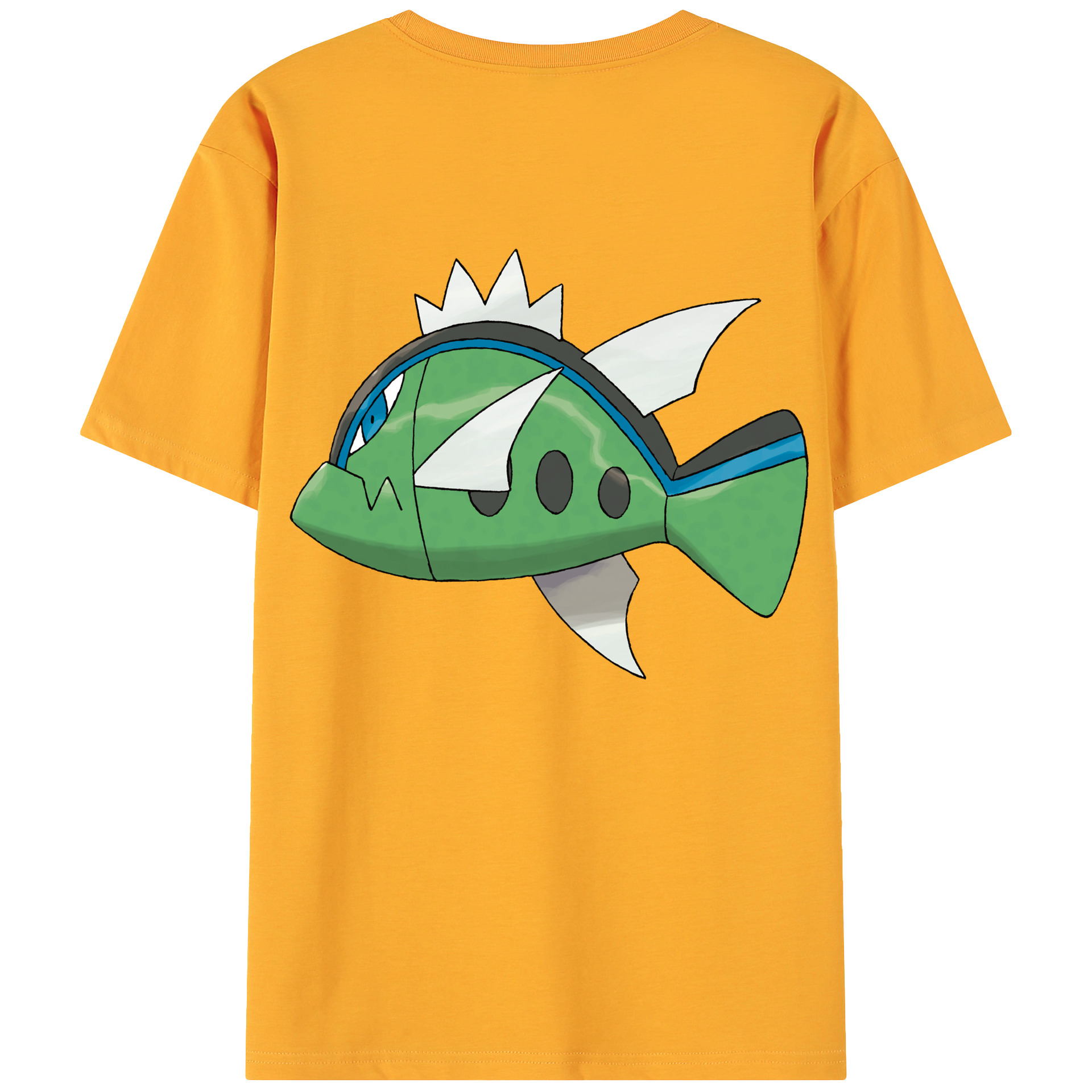 （画像用） ポケットモンスター Pokémon 綿100％ メンズ半袖Tシャツ（バックプリント） 通気性