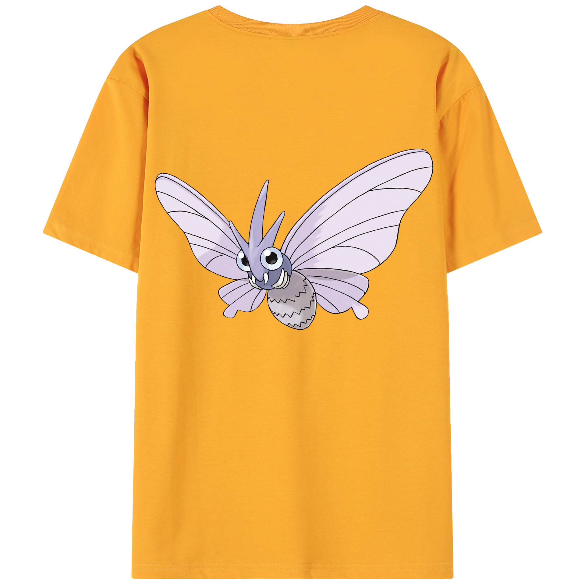 （画像用） ポケットモンスター Pokémon 綿100％ メンズ半袖Tシャツ（バックプリント） 通気性