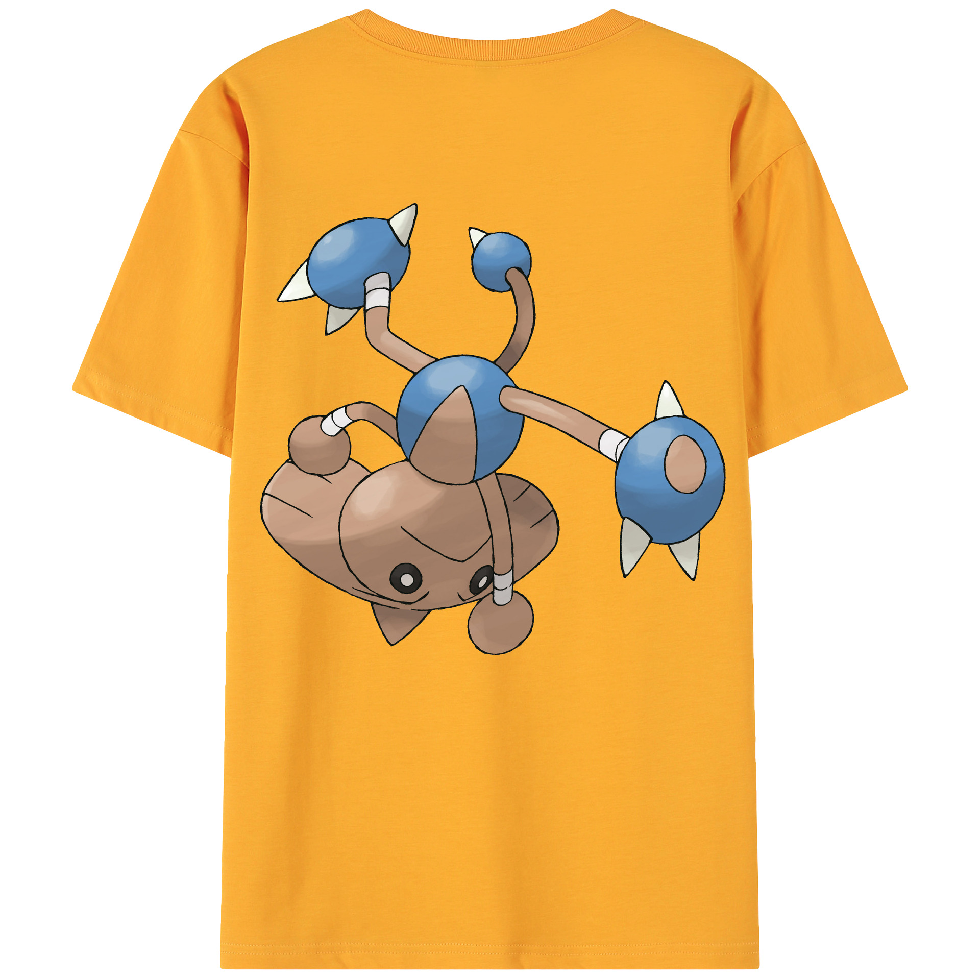 （画像用） ポケットモンスター Pokémon 綿100％ メンズ半袖Tシャツ（バックプリント） 通気性