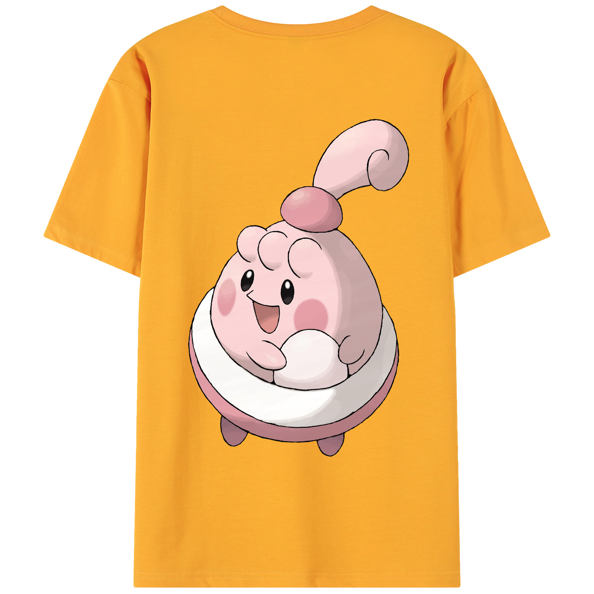 （画像用） ポケットモンスター Pokémon 綿100％ メンズ半袖Tシャツ（バックプリント） 通気性