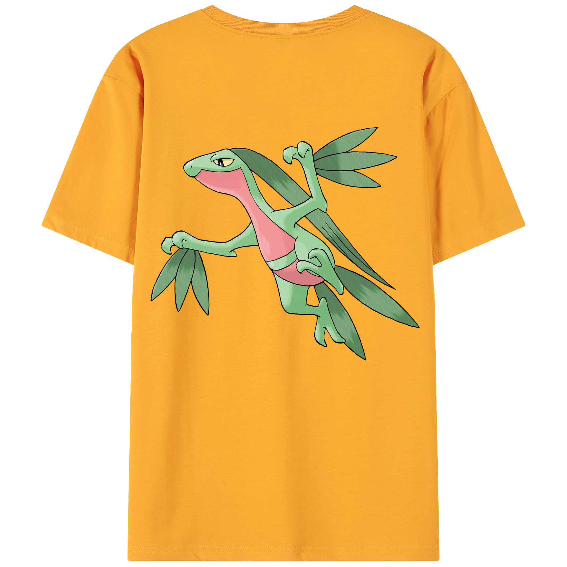 （画像用） ポケットモンスター Pokémon 綿100％ メンズ半袖Tシャツ（バックプリント） 通気性
