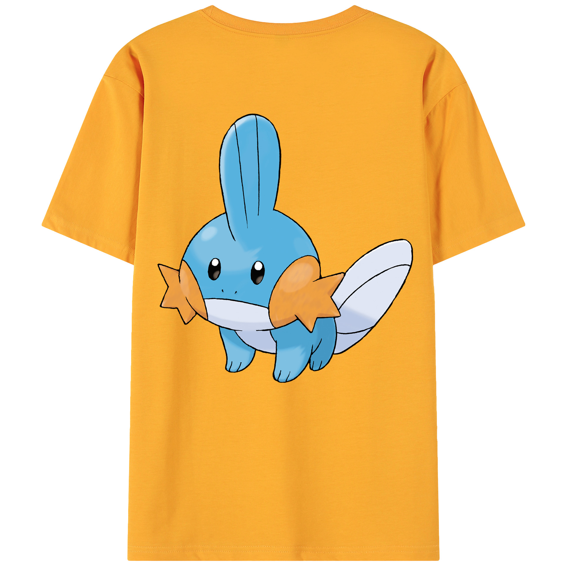 （画像用） ポケットモンスター Pokémon 綿100％ メンズ半袖Tシャツ（バックプリント） 通気性