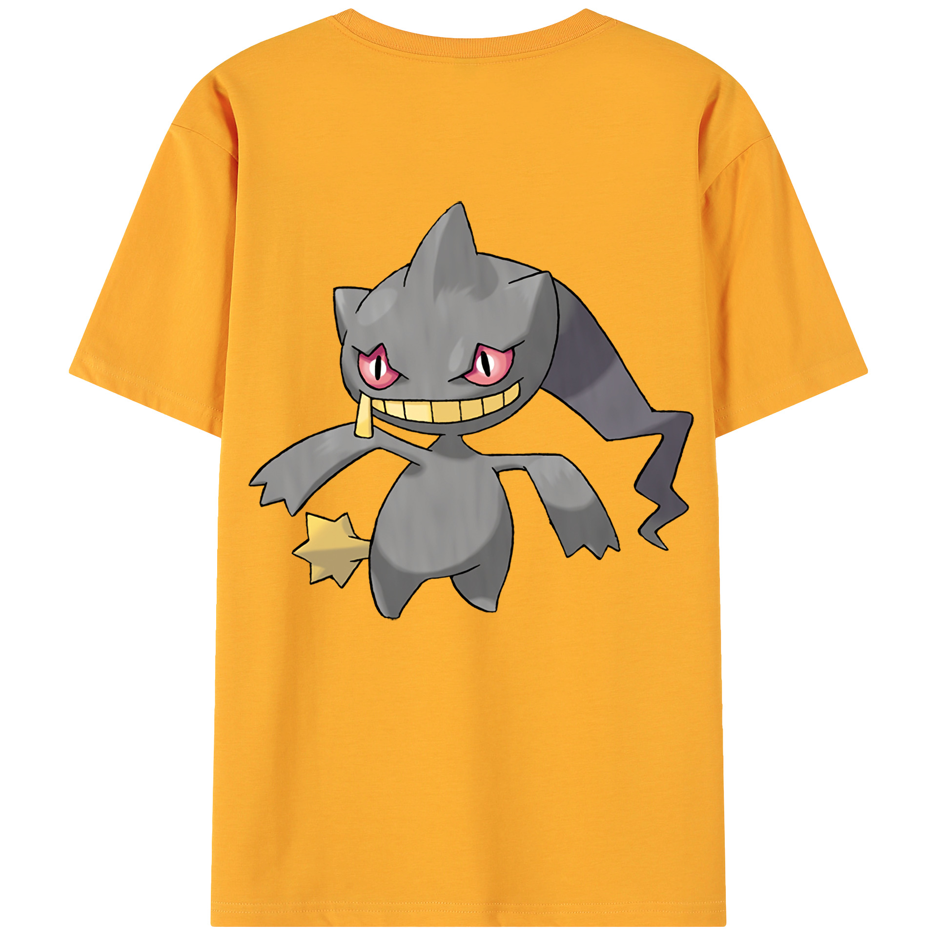 （画像用） ポケットモンスター Pokémon 綿100％ メンズ半袖Tシャツ（バックプリント） 通気性