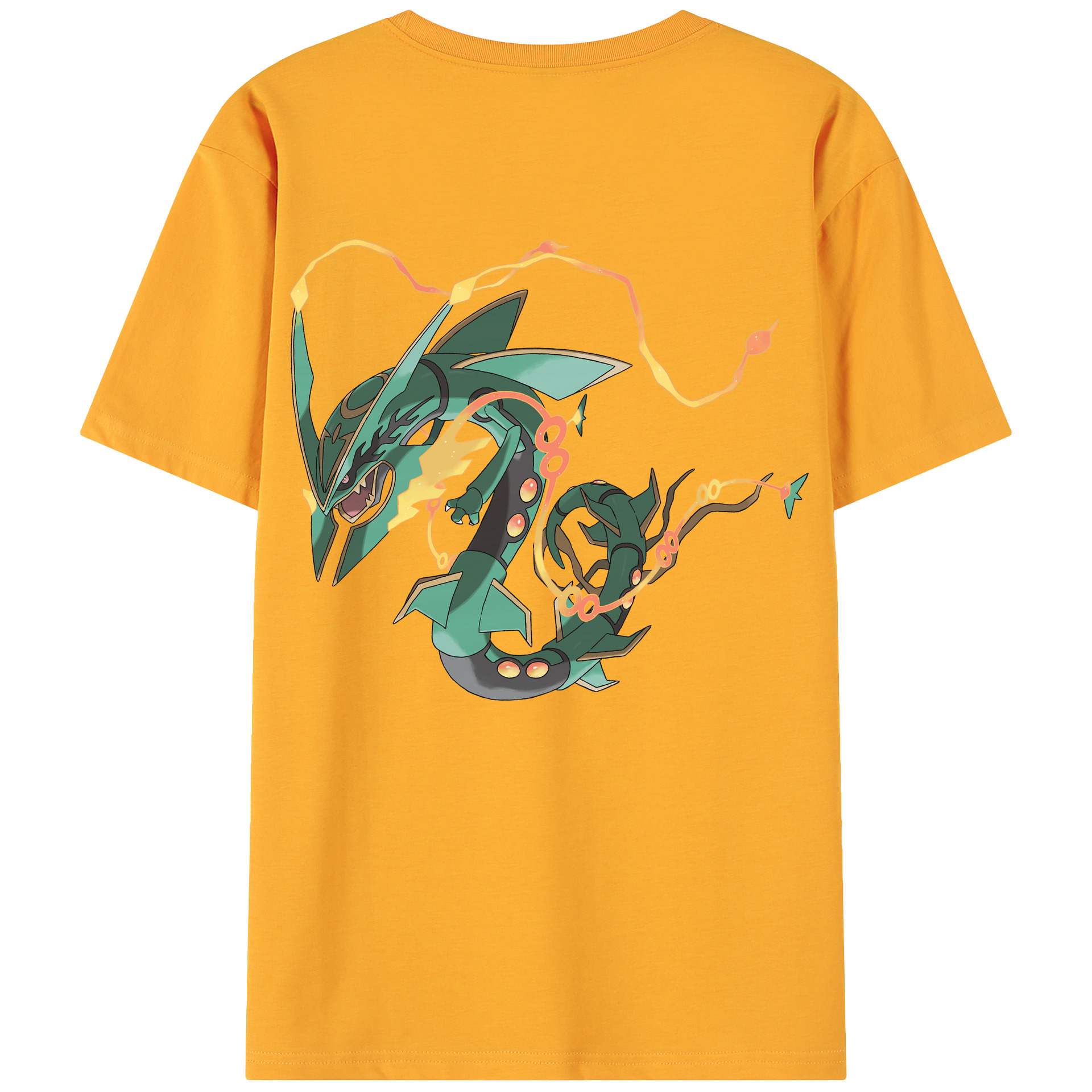 （画像用） ポケットモンスター Pokémon 綿100％ メンズ半袖Tシャツ（バックプリント） 通気性