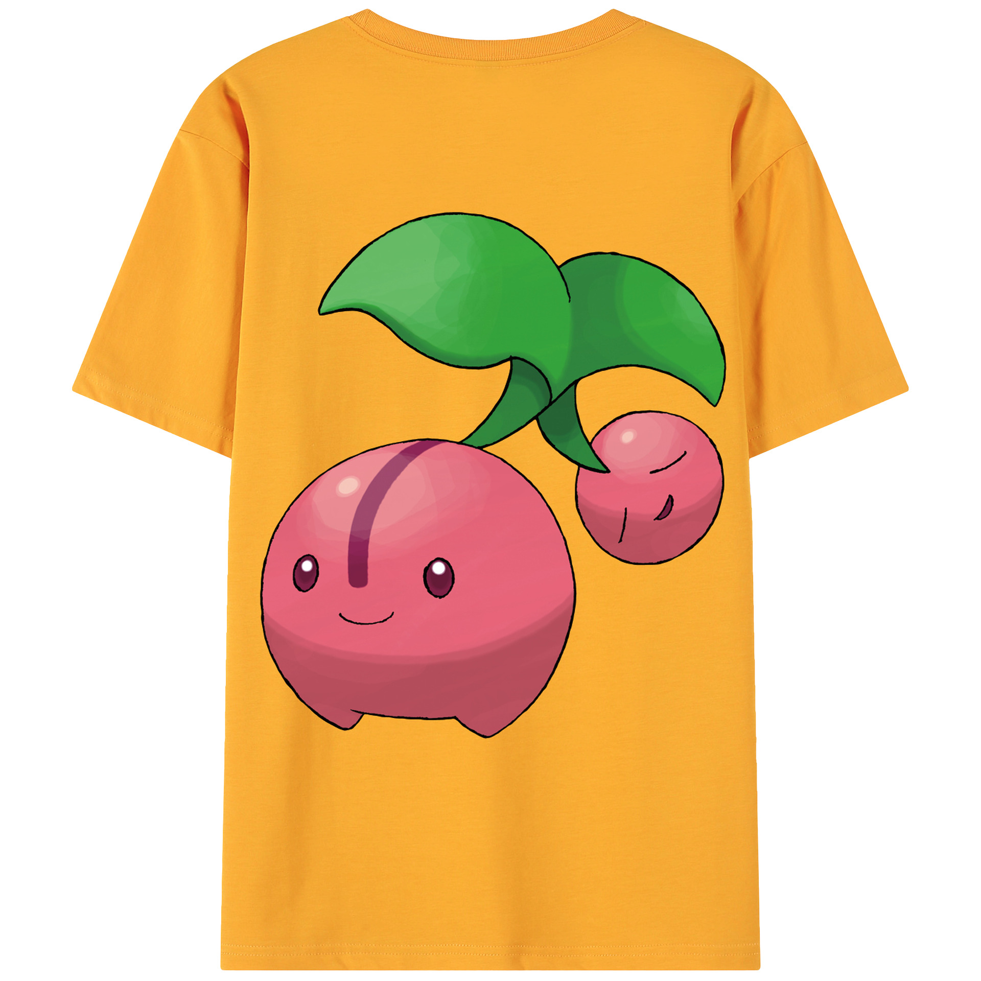 （画像用） ポケットモンスター Pokémon 綿100％ メンズ半袖Tシャツ（バックプリント） 通気性