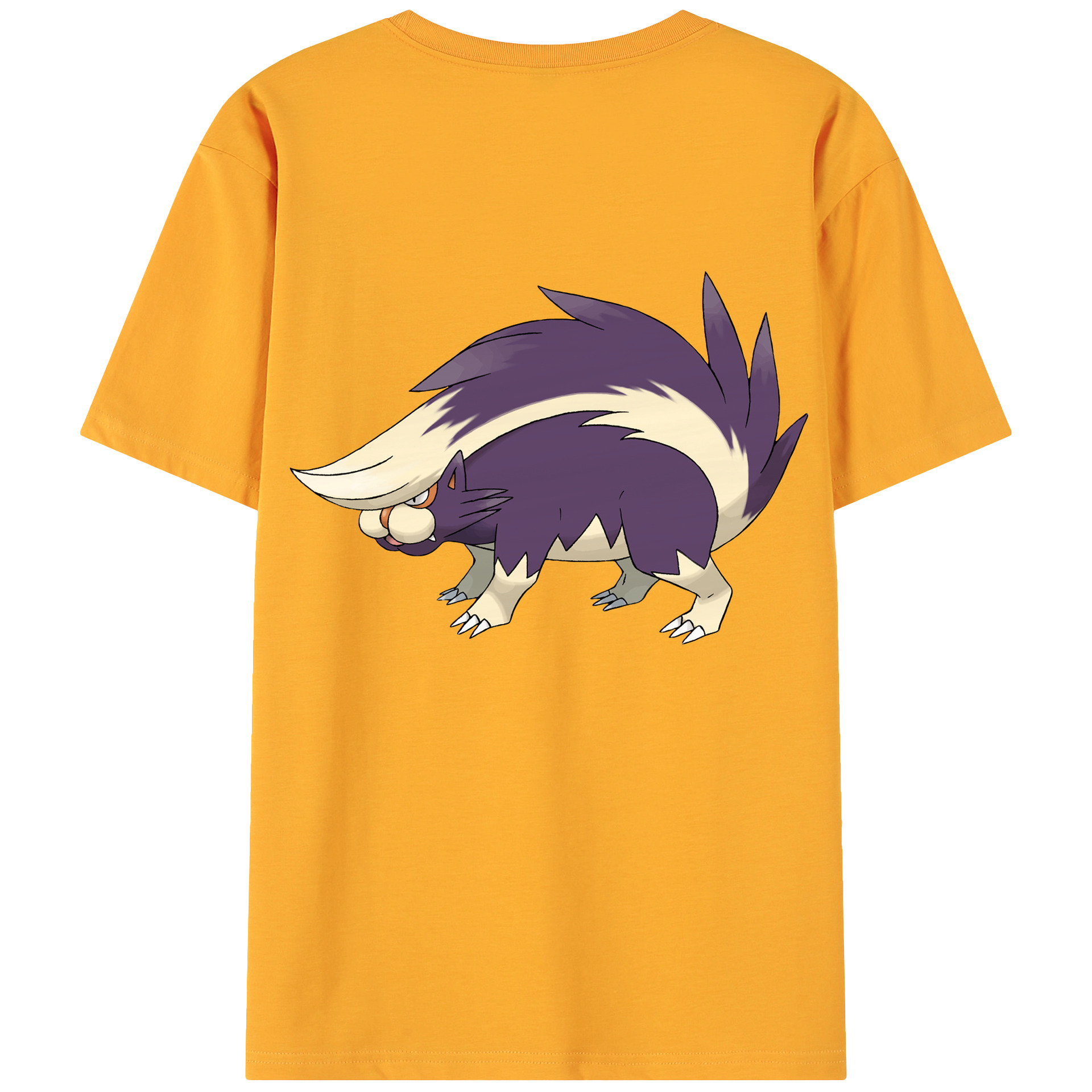 （画像用） ポケットモンスター Pokémon 綿100％ メンズ半袖Tシャツ（バックプリント） 通気性