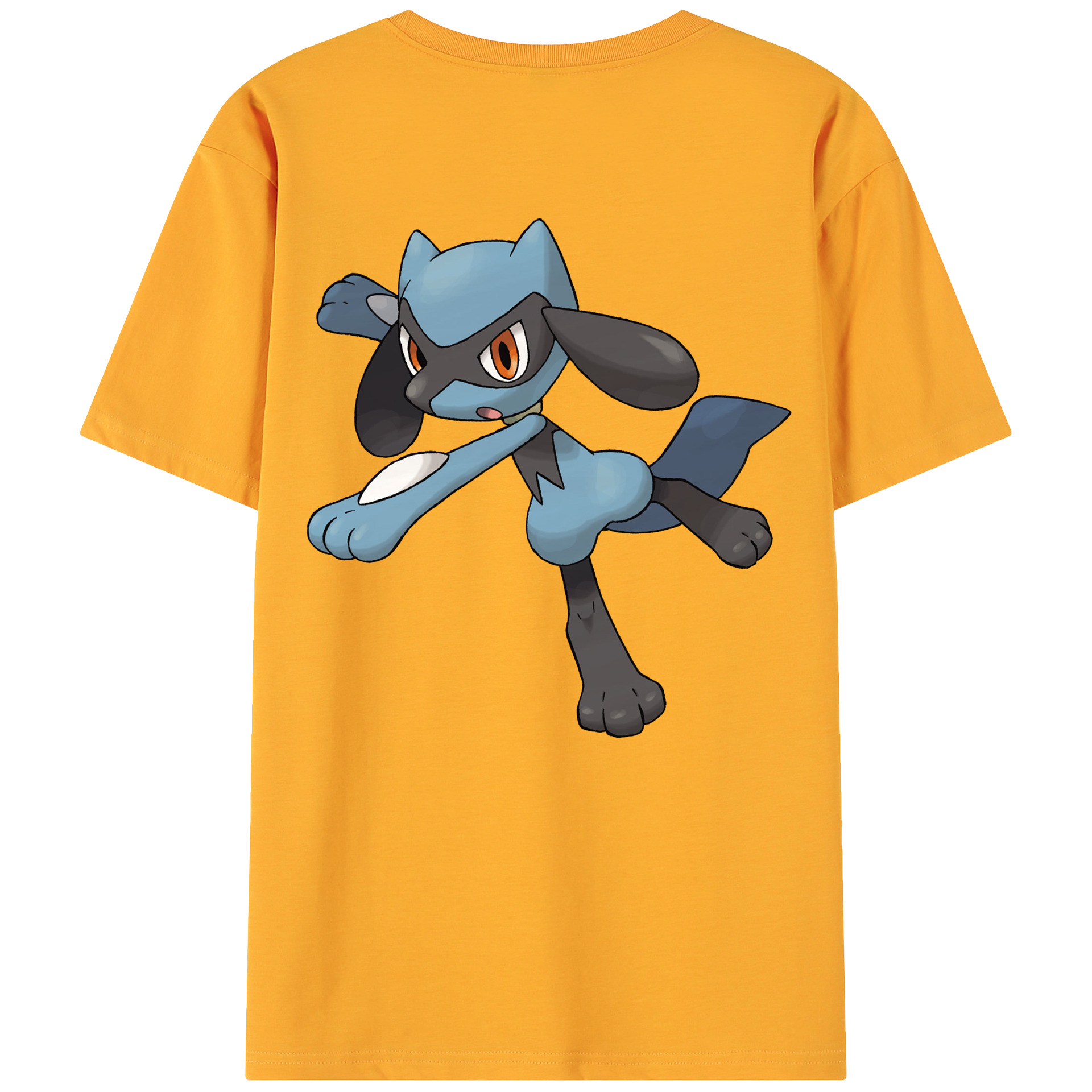 （画像用） ポケットモンスター Pokémon 綿100％ メンズ半袖Tシャツ（バックプリント） 通気性