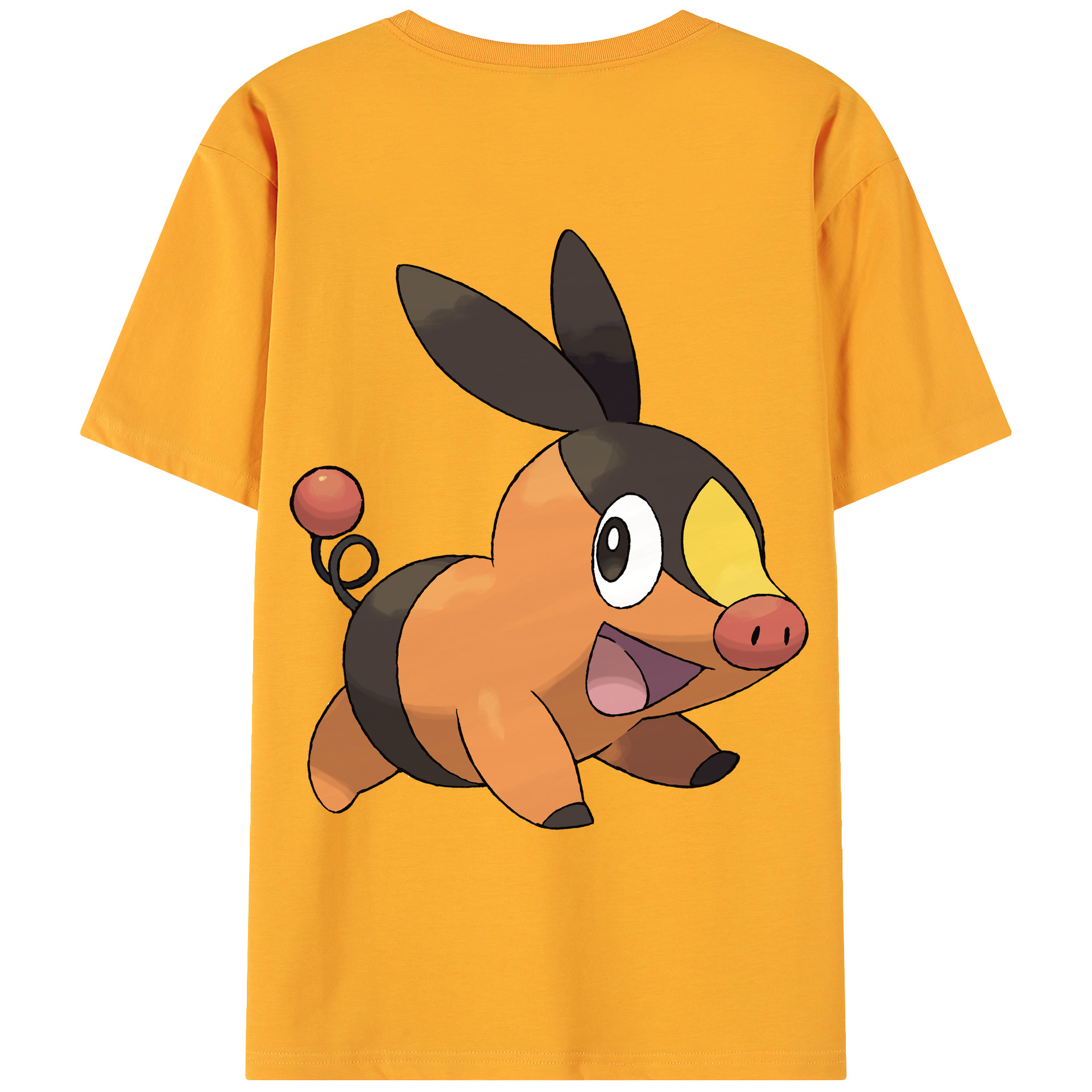 （画像用） ポケットモンスター Pokémon 綿100％ メンズ半袖Tシャツ（バックプリント） 通気性