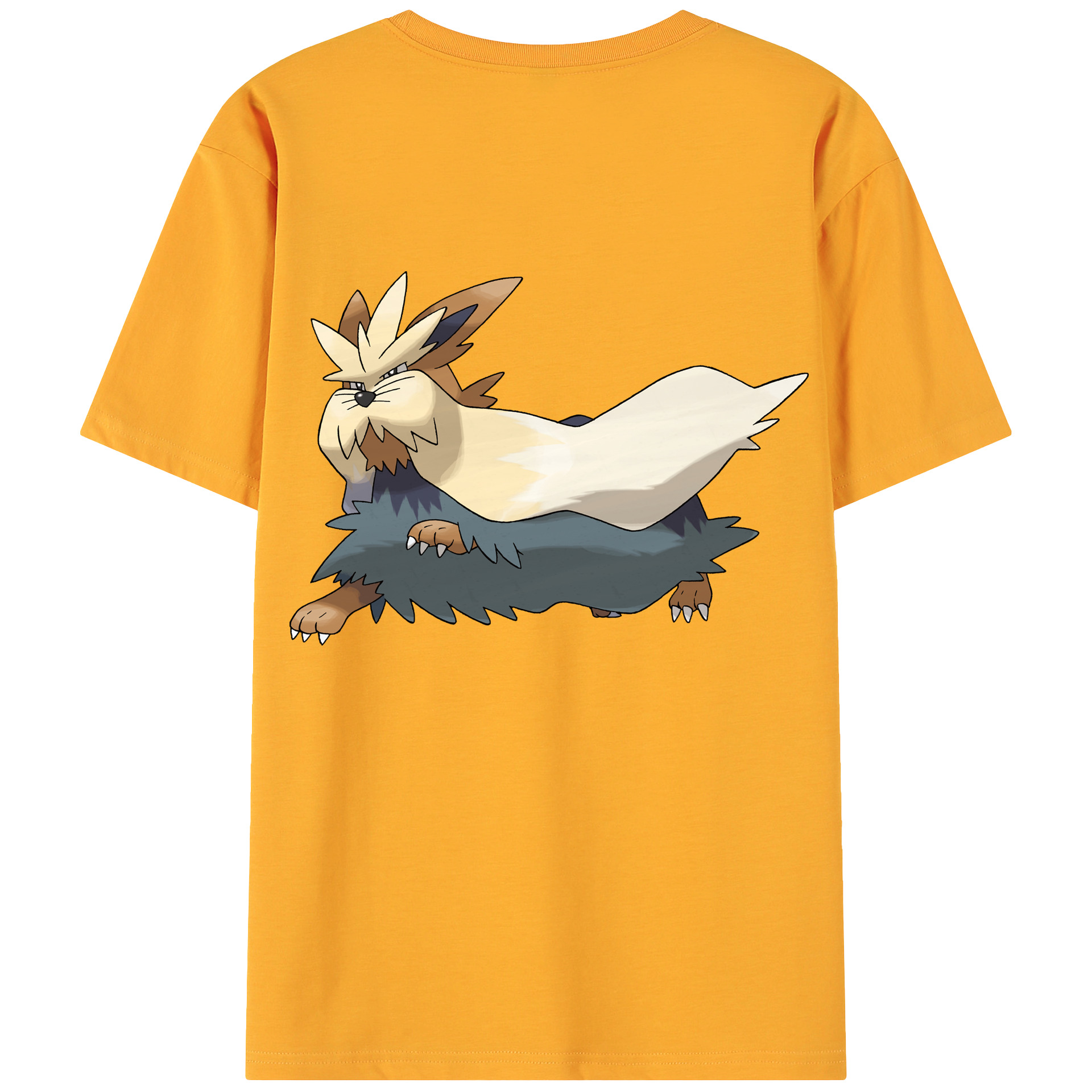 （画像用） ポケットモンスター Pokémon 綿100％ メンズ半袖Tシャツ（バックプリント） 通気性
