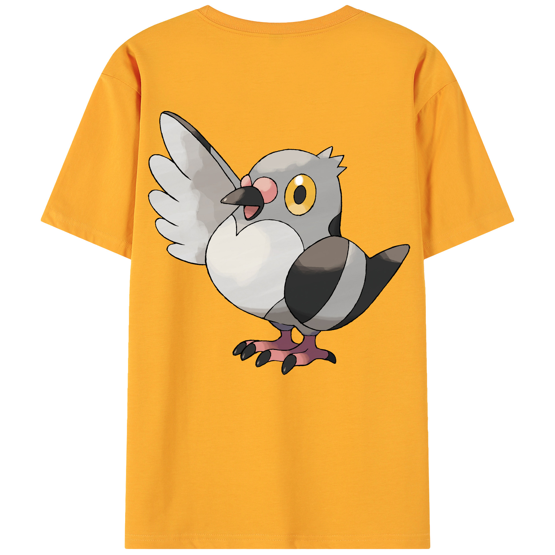 （画像用） ポケットモンスター Pokémon 綿100％ メンズ半袖Tシャツ（バックプリント） 通気性