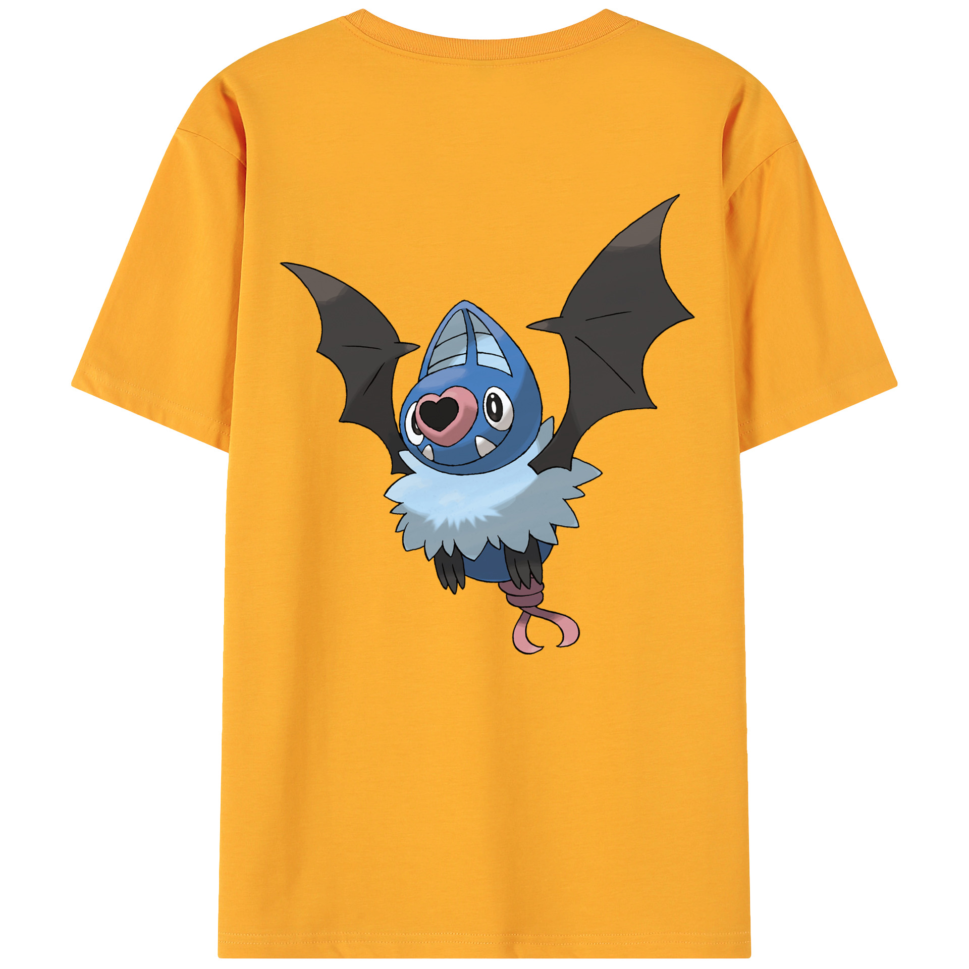 （画像用） ポケットモンスター Pokémon 綿100％ メンズ半袖Tシャツ（バックプリント） 通気性