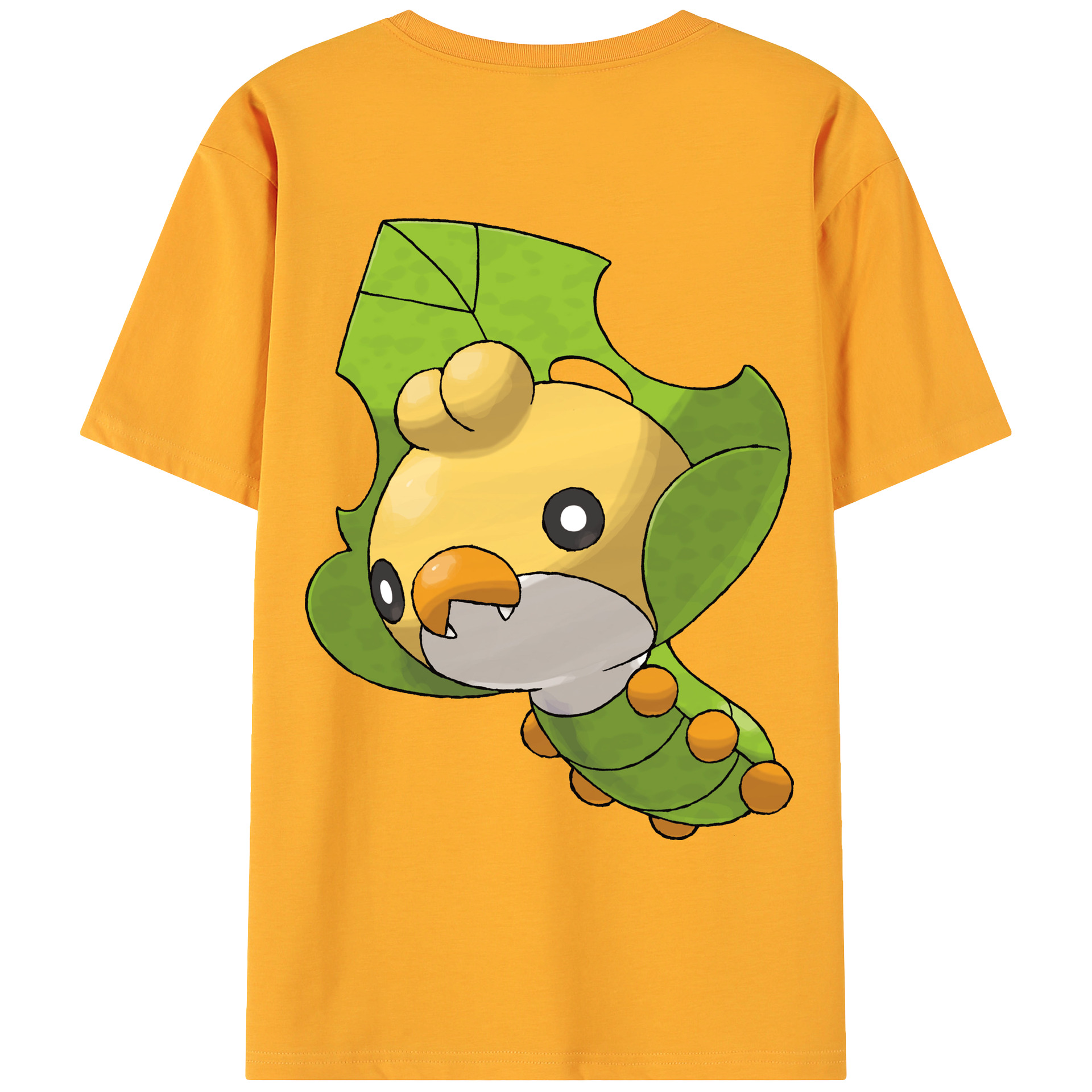 （画像用） ポケットモンスター Pokémon 綿100％ メンズ半袖Tシャツ（バックプリント） 通気性