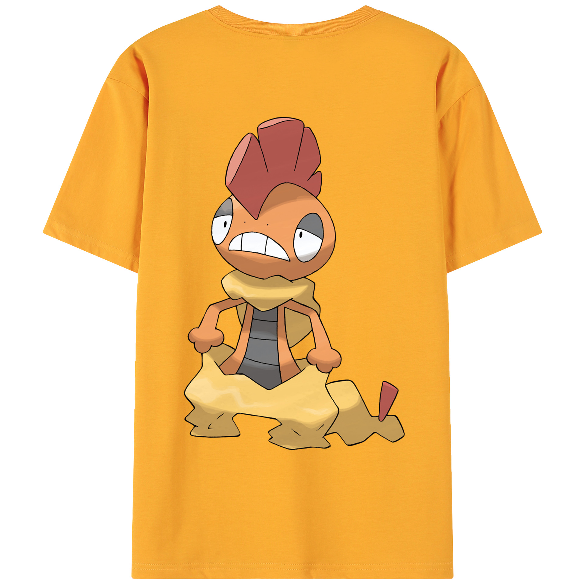 （画像用） ポケットモンスター Pokémon 綿100％ メンズ半袖Tシャツ（バックプリント） 通気性