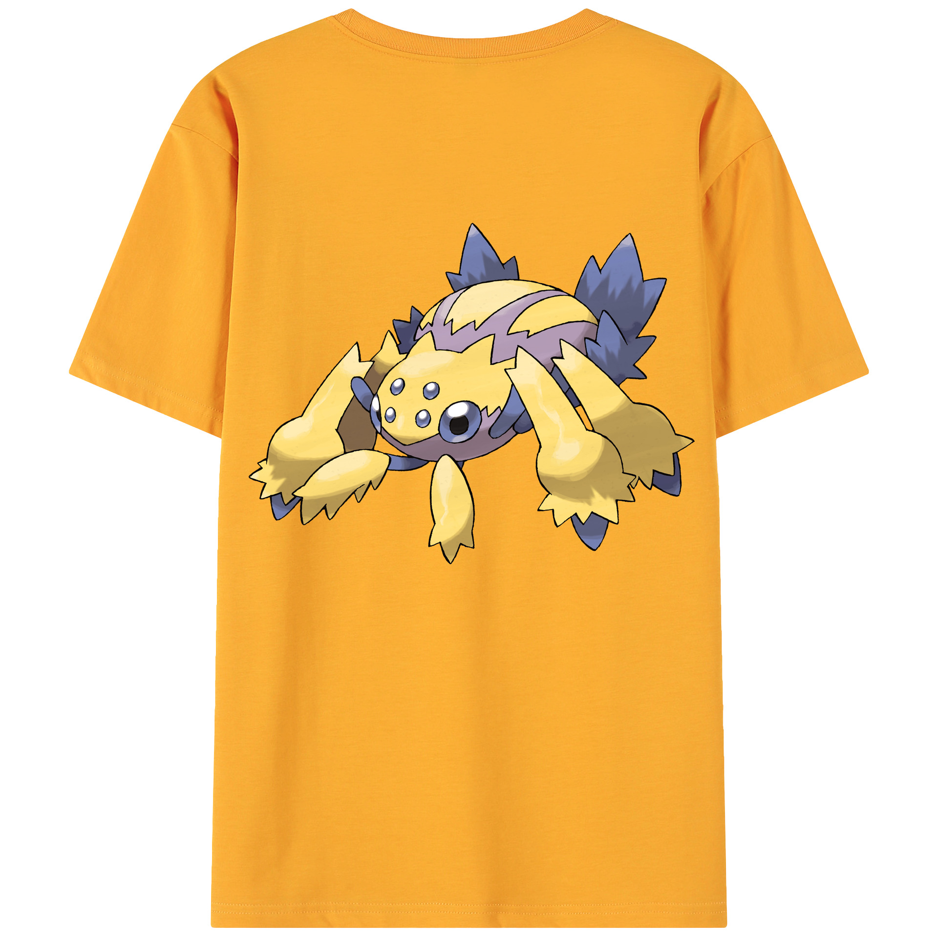 （画像用） ポケットモンスター Pokémon 綿100％ メンズ半袖Tシャツ（バックプリント） 通気性