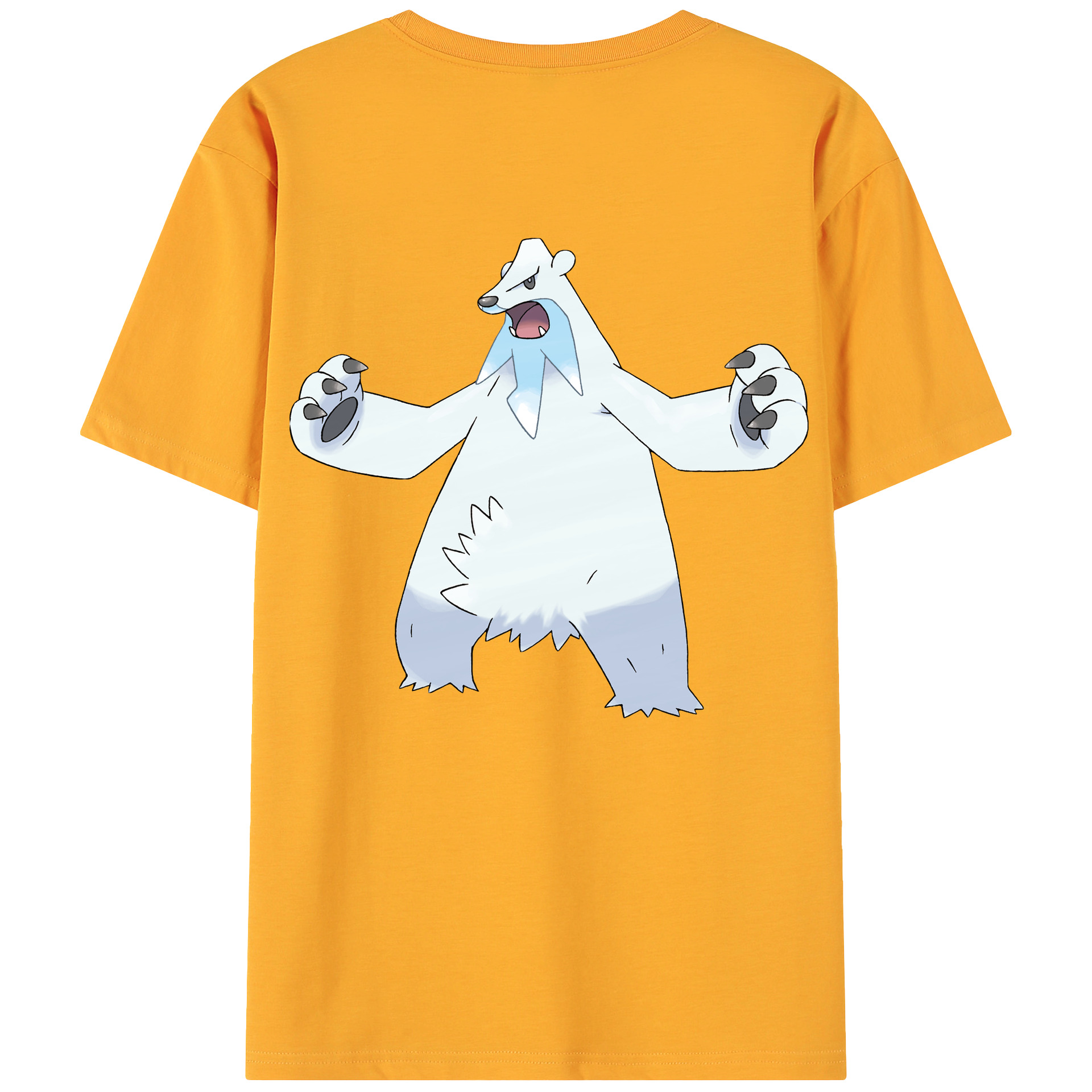 （画像用） ポケットモンスター Pokémon 綿100％ メンズ半袖Tシャツ（バックプリント） 通気性