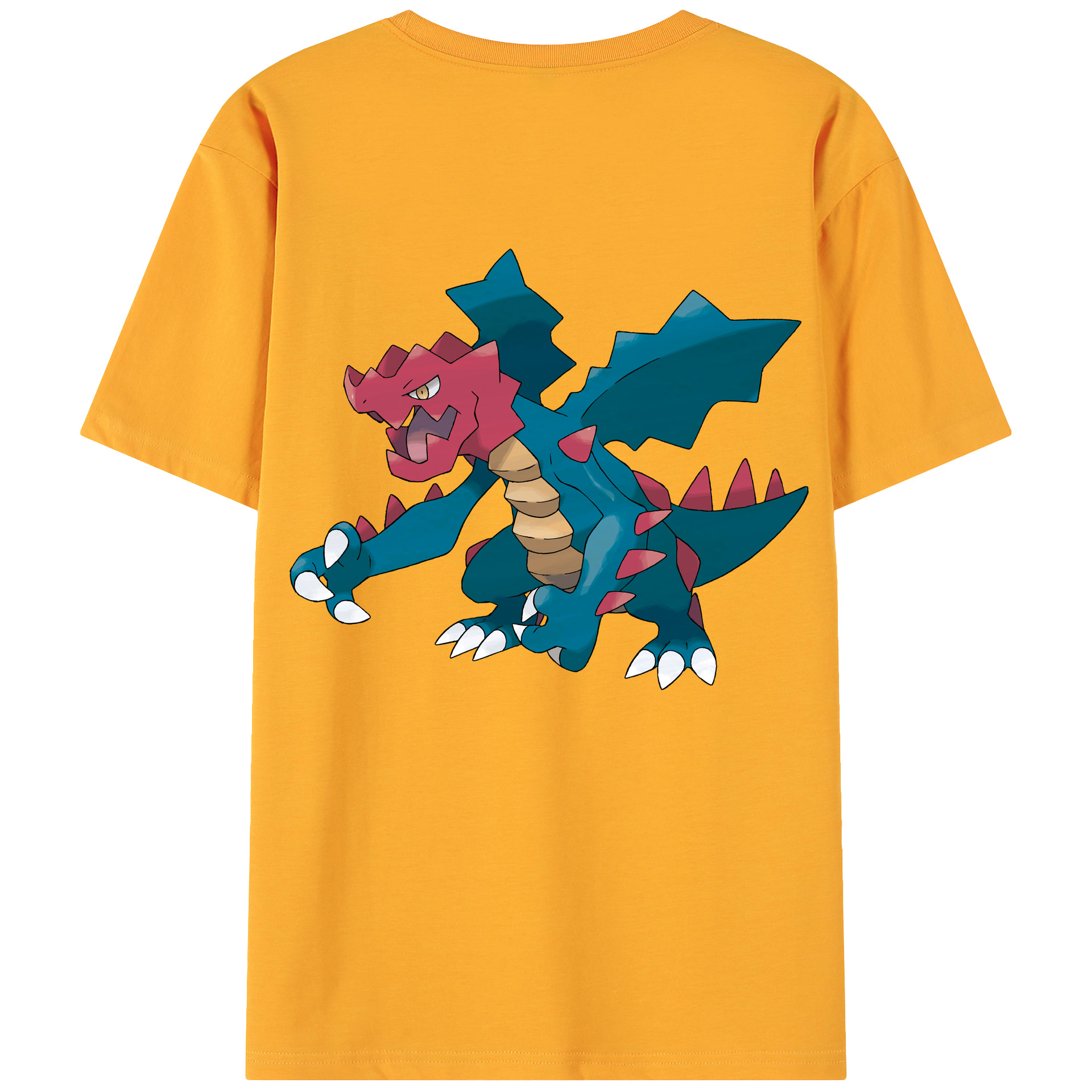 （画像用） ポケットモンスター Pokémon 綿100％ メンズ半袖Tシャツ（バックプリント） 通気性