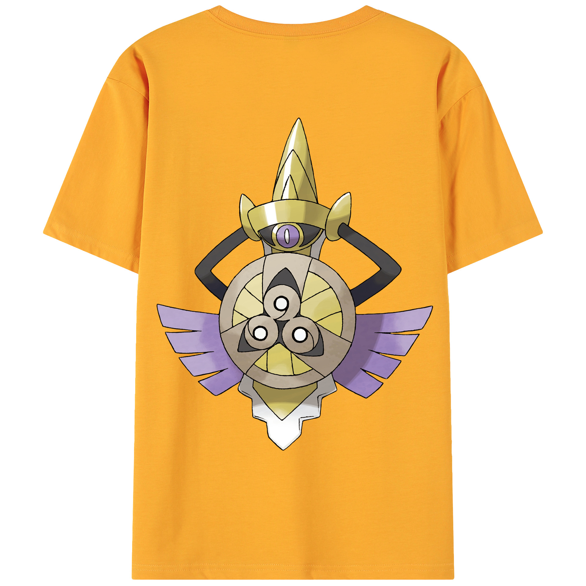 （画像用） ポケットモンスター Pokémon 綿100％ メンズ半袖Tシャツ（バックプリント） 通気性