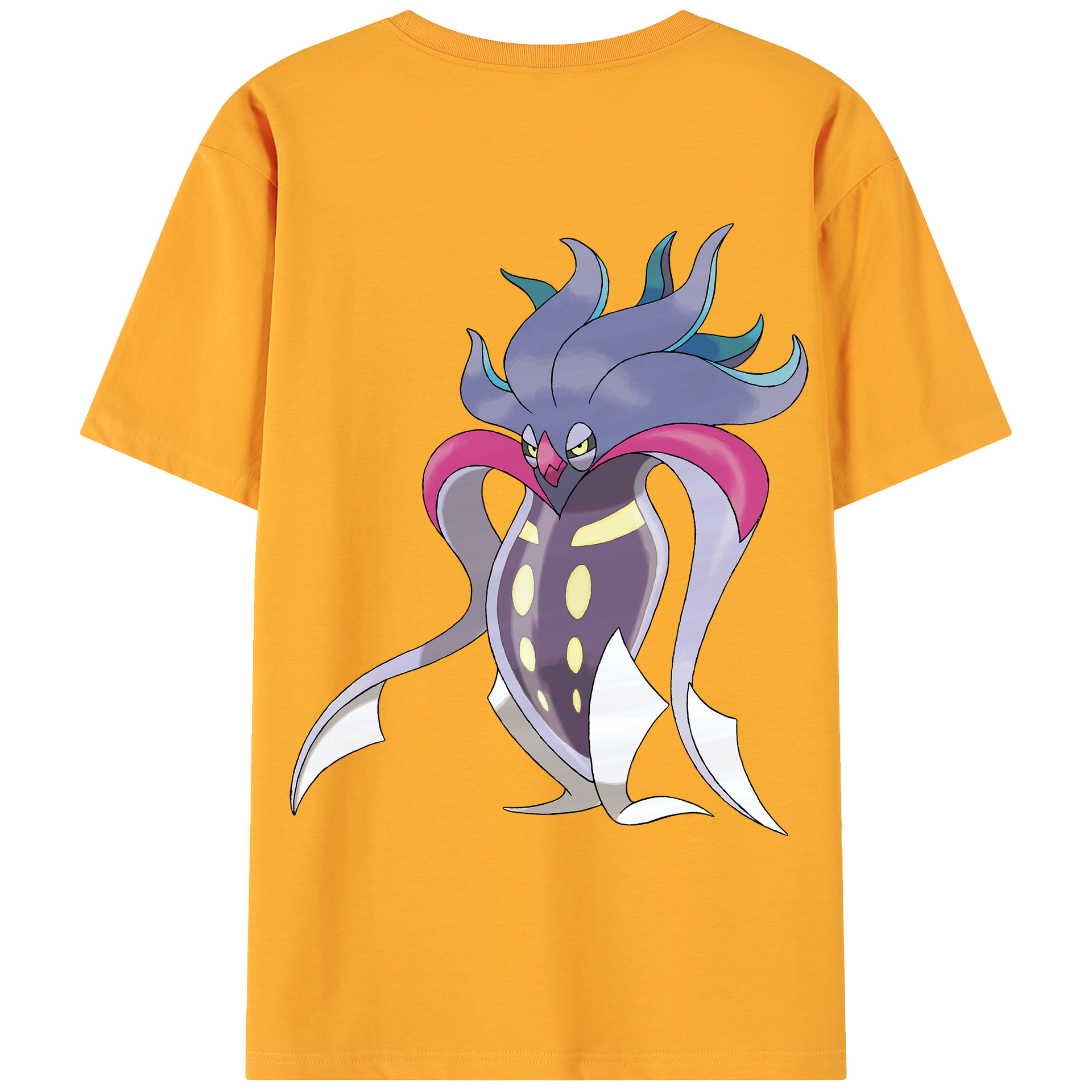 （画像用） ポケットモンスター Pokémon 綿100％ メンズ半袖Tシャツ（バックプリント） 通気性
