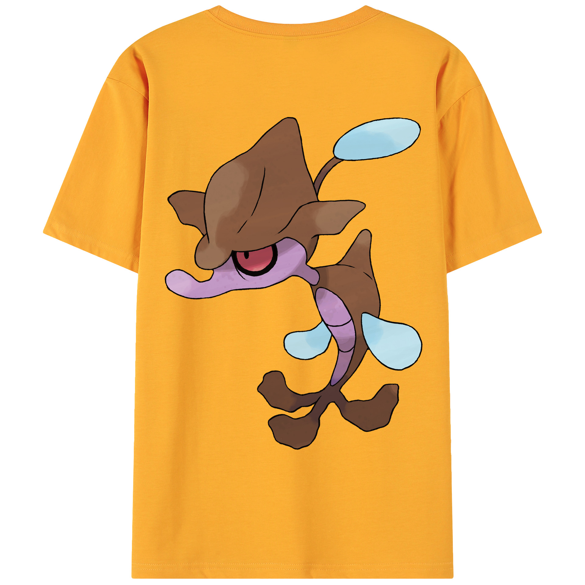 （画像用） ポケットモンスター Pokémon 綿100％ メンズ半袖Tシャツ（バックプリント） 通気性