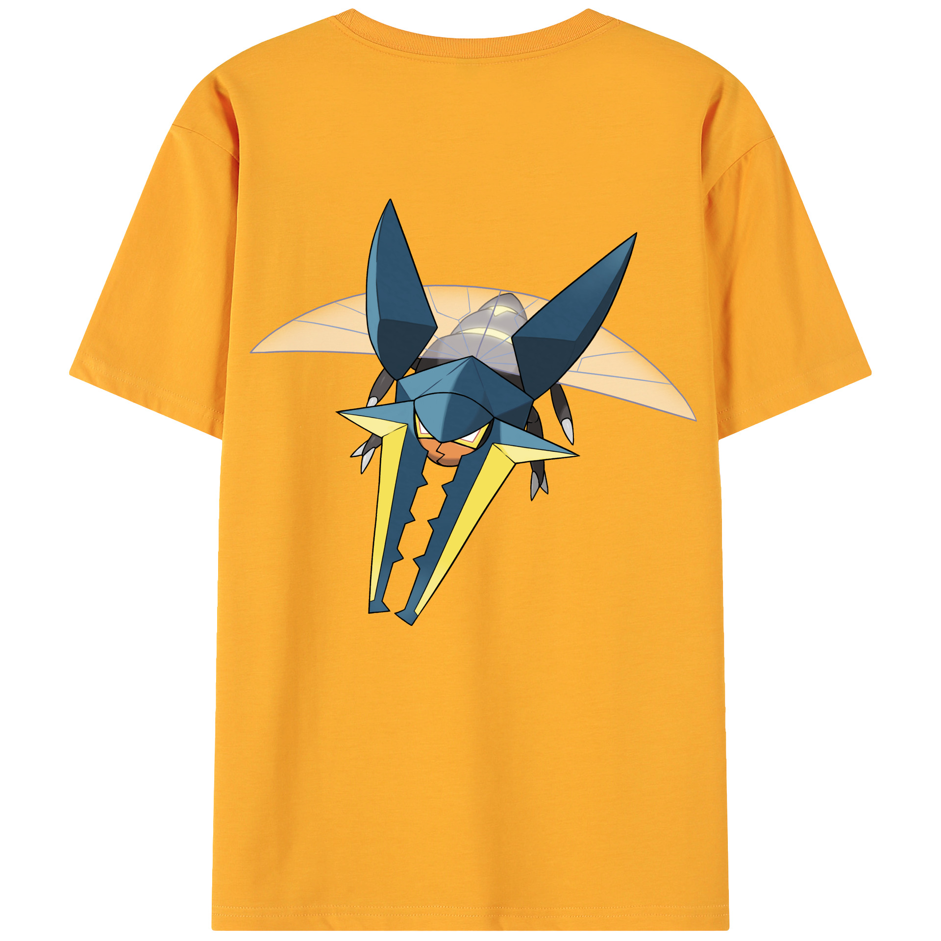 （画像用） ポケットモンスター Pokémon 綿100％ メンズ半袖Tシャツ（バックプリント） 通気性