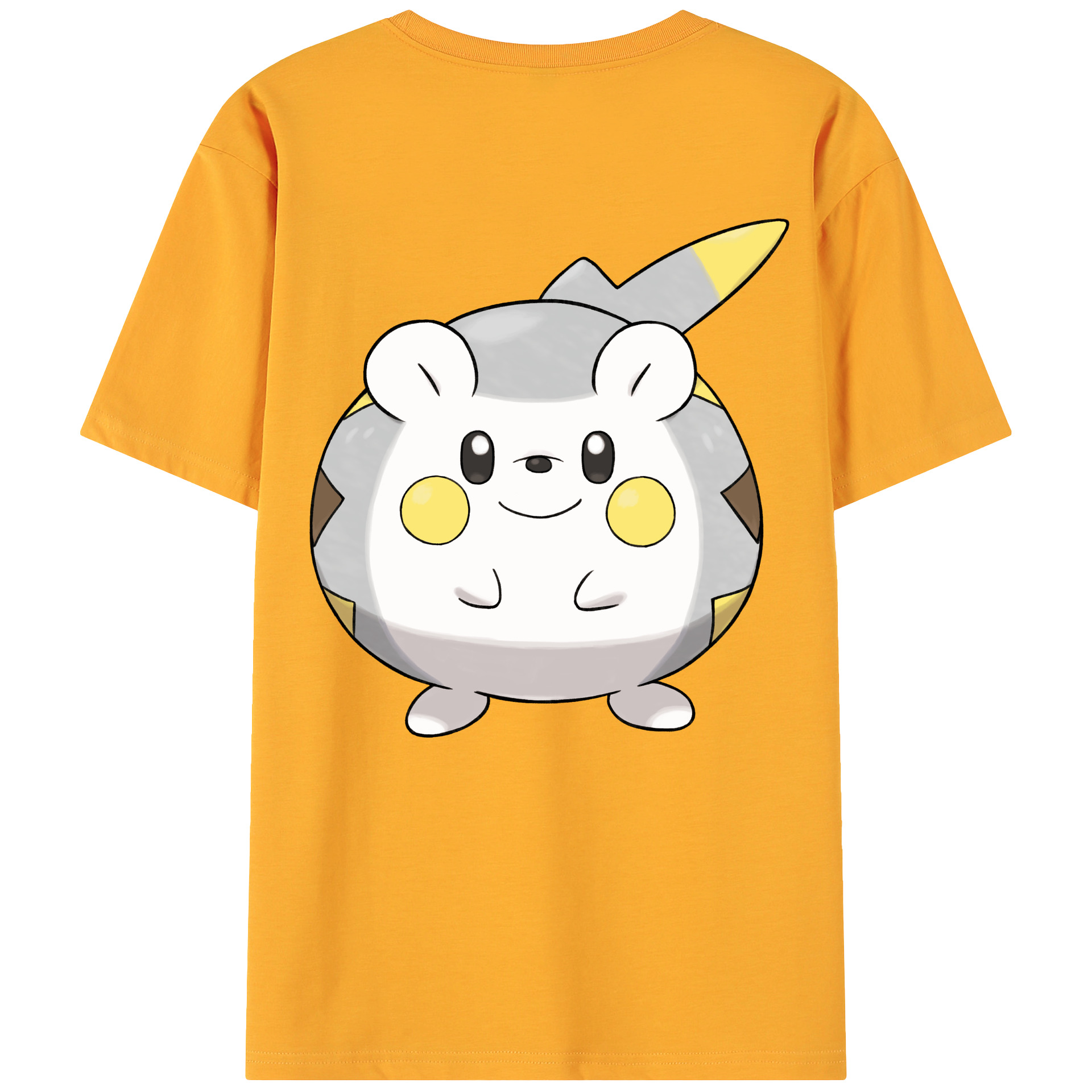 （画像用） ポケットモンスター Pokémon 綿100％ メンズ半袖Tシャツ（バックプリント） 通気性