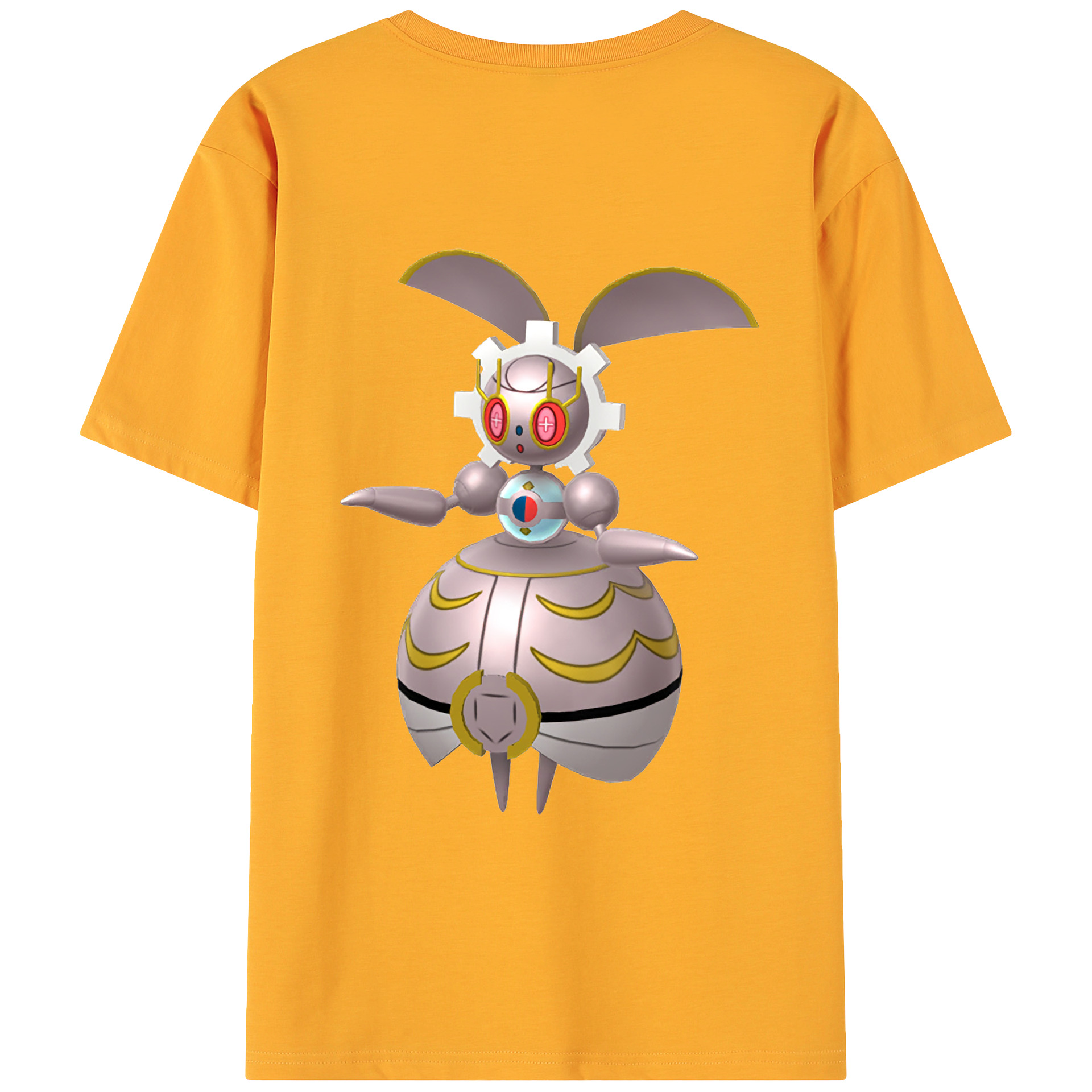 （画像用） ポケットモンスター Pokémon 綿100％ メンズ半袖Tシャツ（バックプリント） 通気性