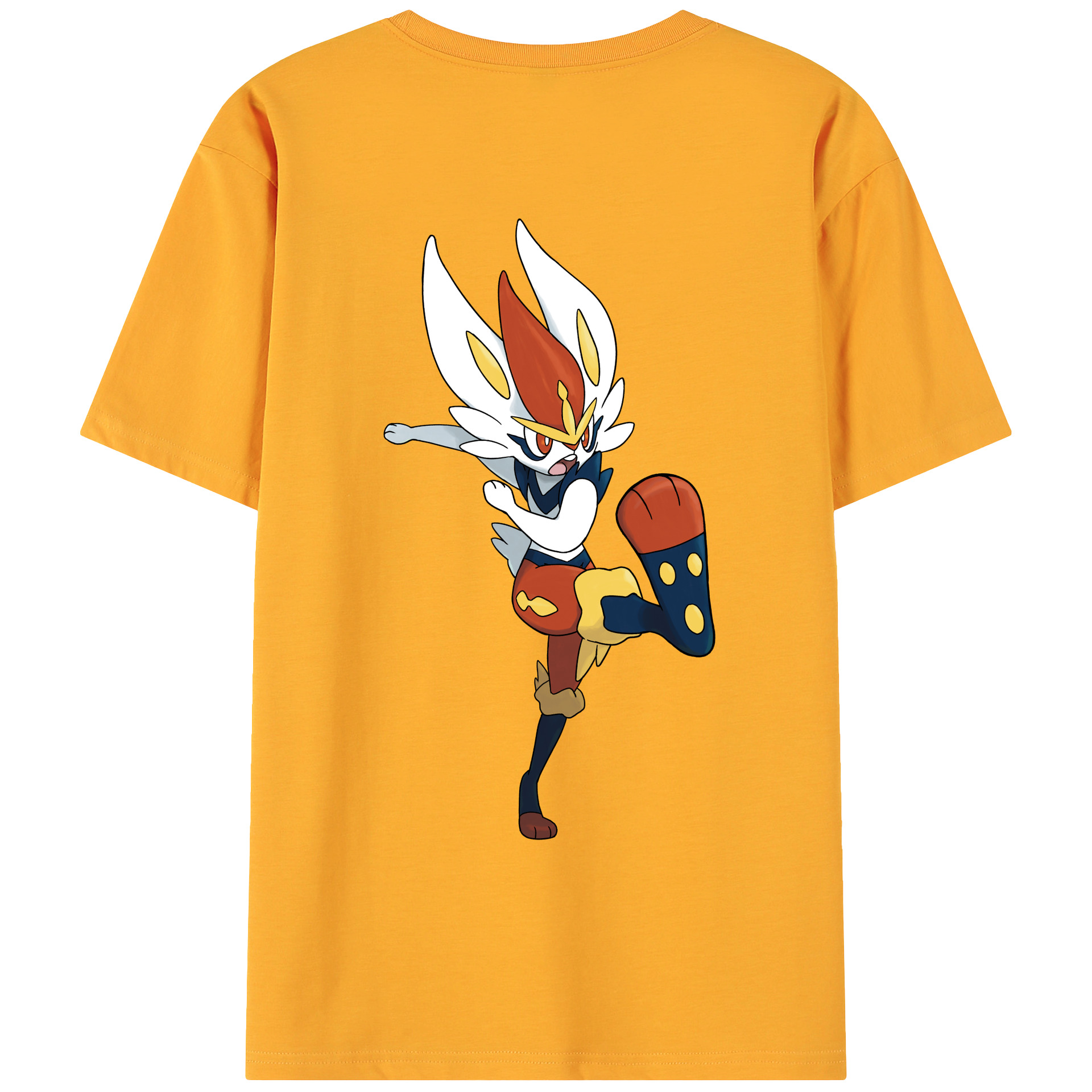 （画像用） ポケットモンスター Pokémon 綿100％ メンズ半袖Tシャツ（バックプリント） 通気性