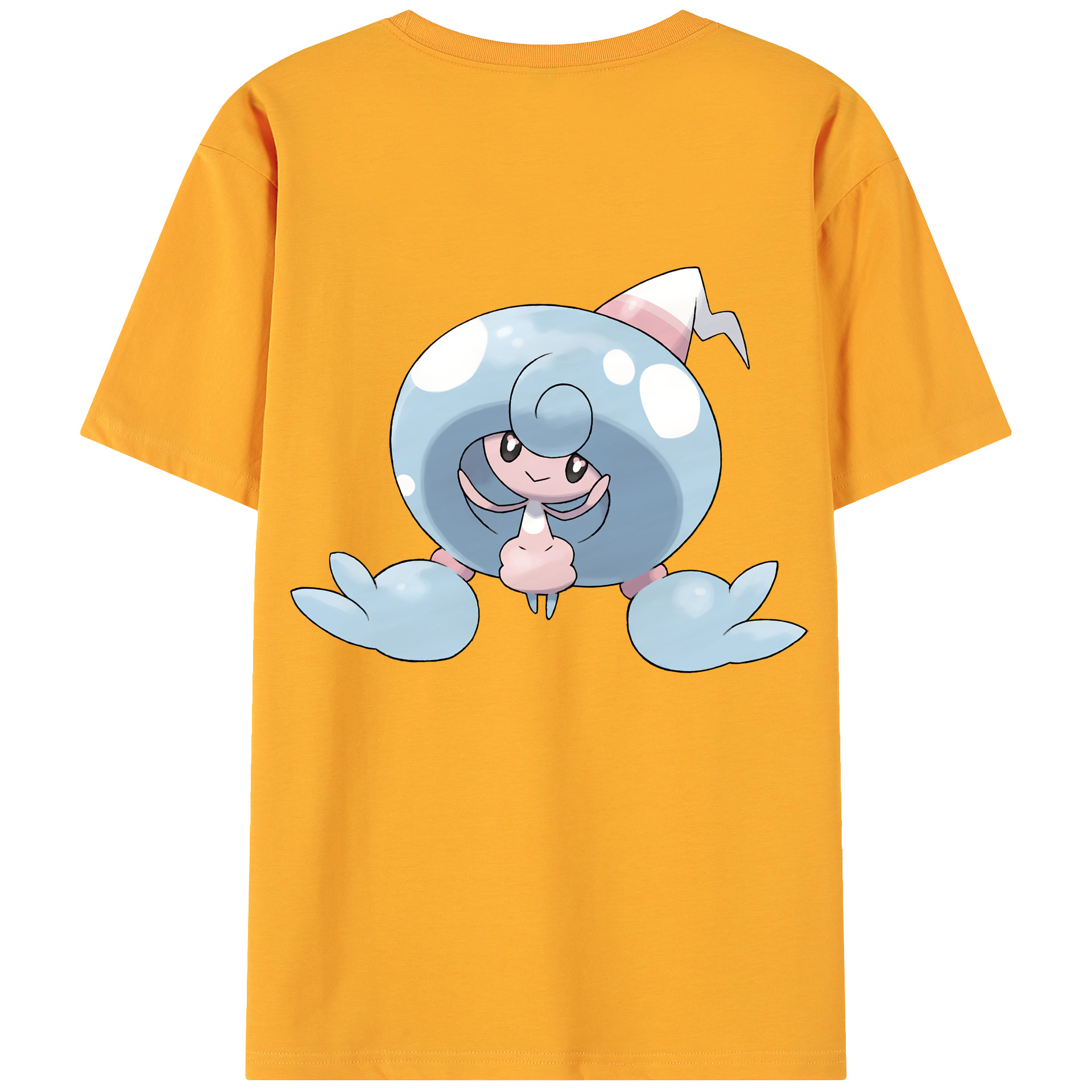 （画像用） ポケットモンスター Pokémon 綿100％ メンズ半袖Tシャツ（バックプリント） 通気性