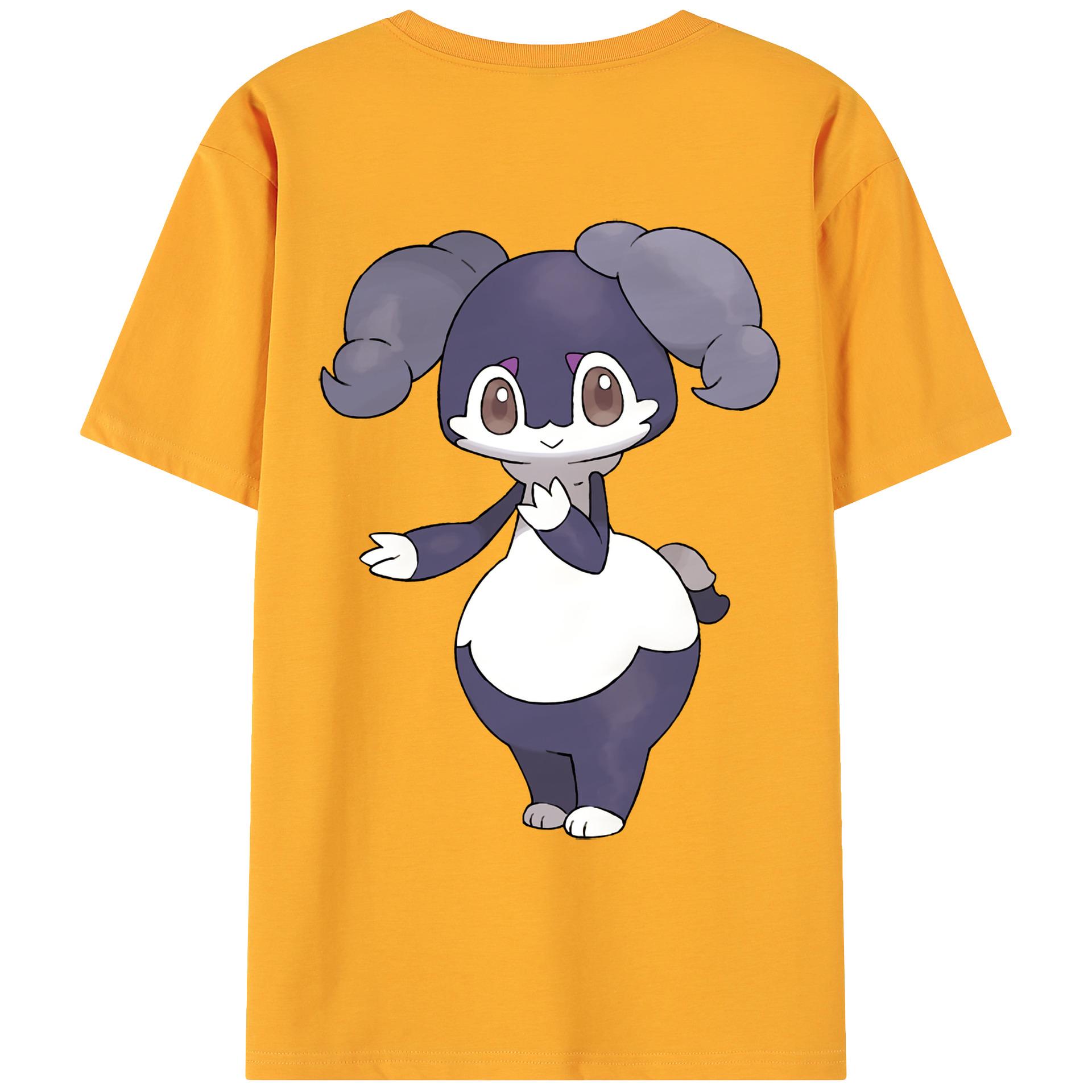 （画像用） ポケットモンスター Pokémon 綿100％ メンズ半袖Tシャツ（バックプリント） 通気性