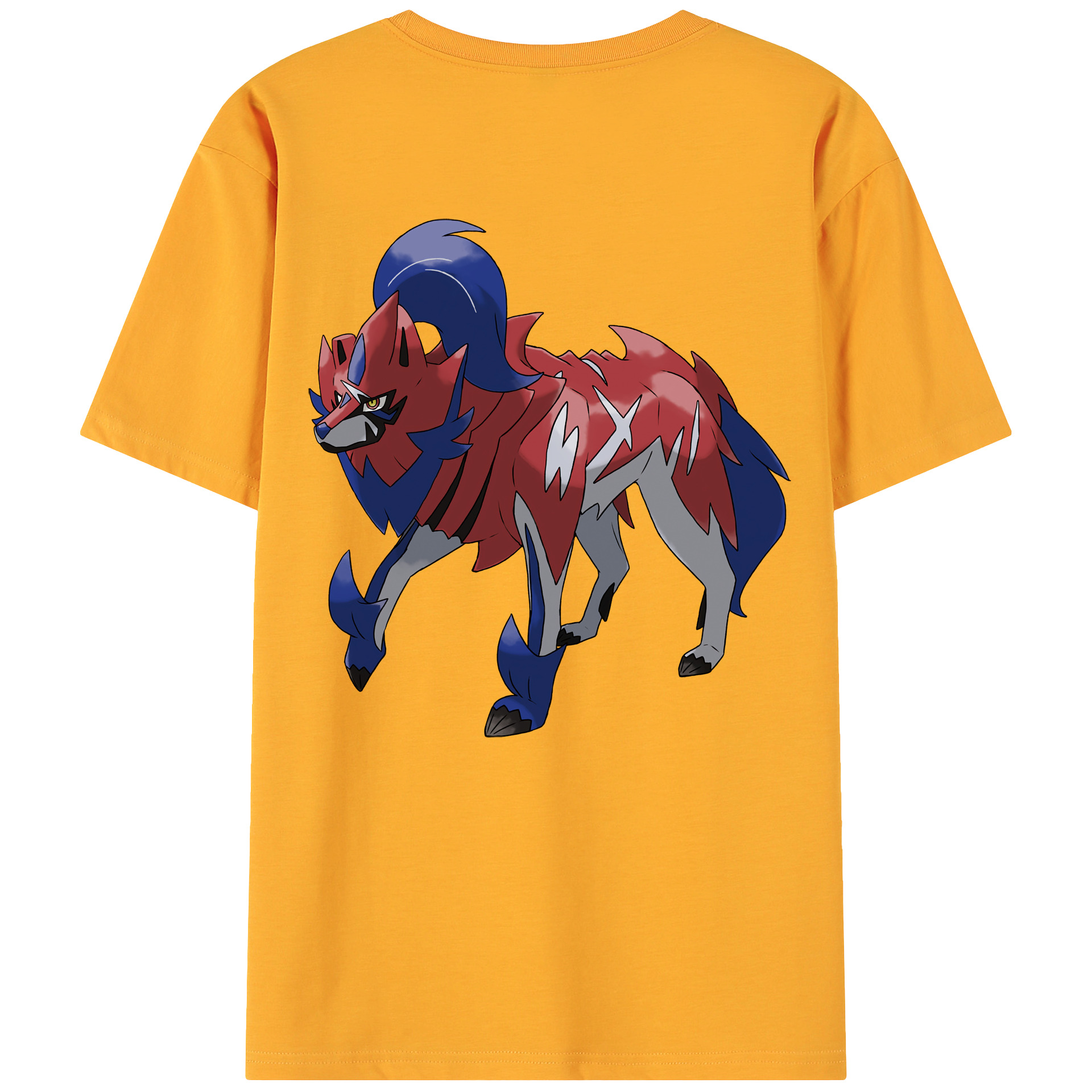 （画像用） ポケットモンスター Pokémon 綿100％ メンズ半袖Tシャツ（バックプリント） 通気性