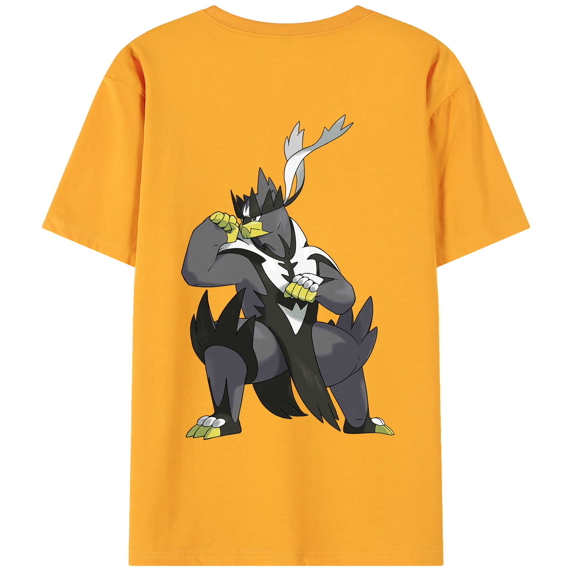 （画像用） ポケットモンスター Pokémon 綿100％ メンズ半袖Tシャツ（バックプリント） 通気性
