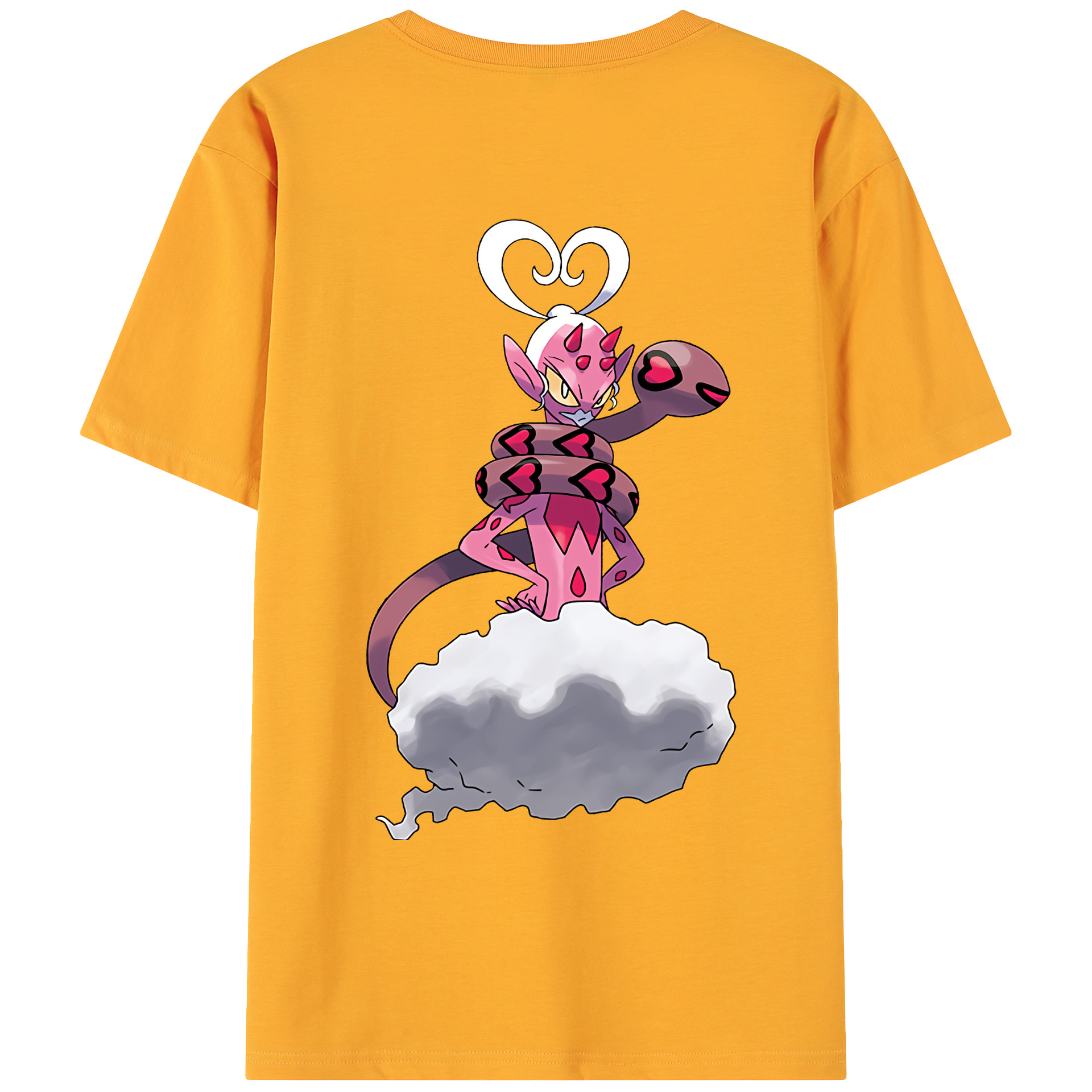 （画像用） ポケットモンスター Pokémon 綿100％ メンズ半袖Tシャツ（バックプリント） 通気性