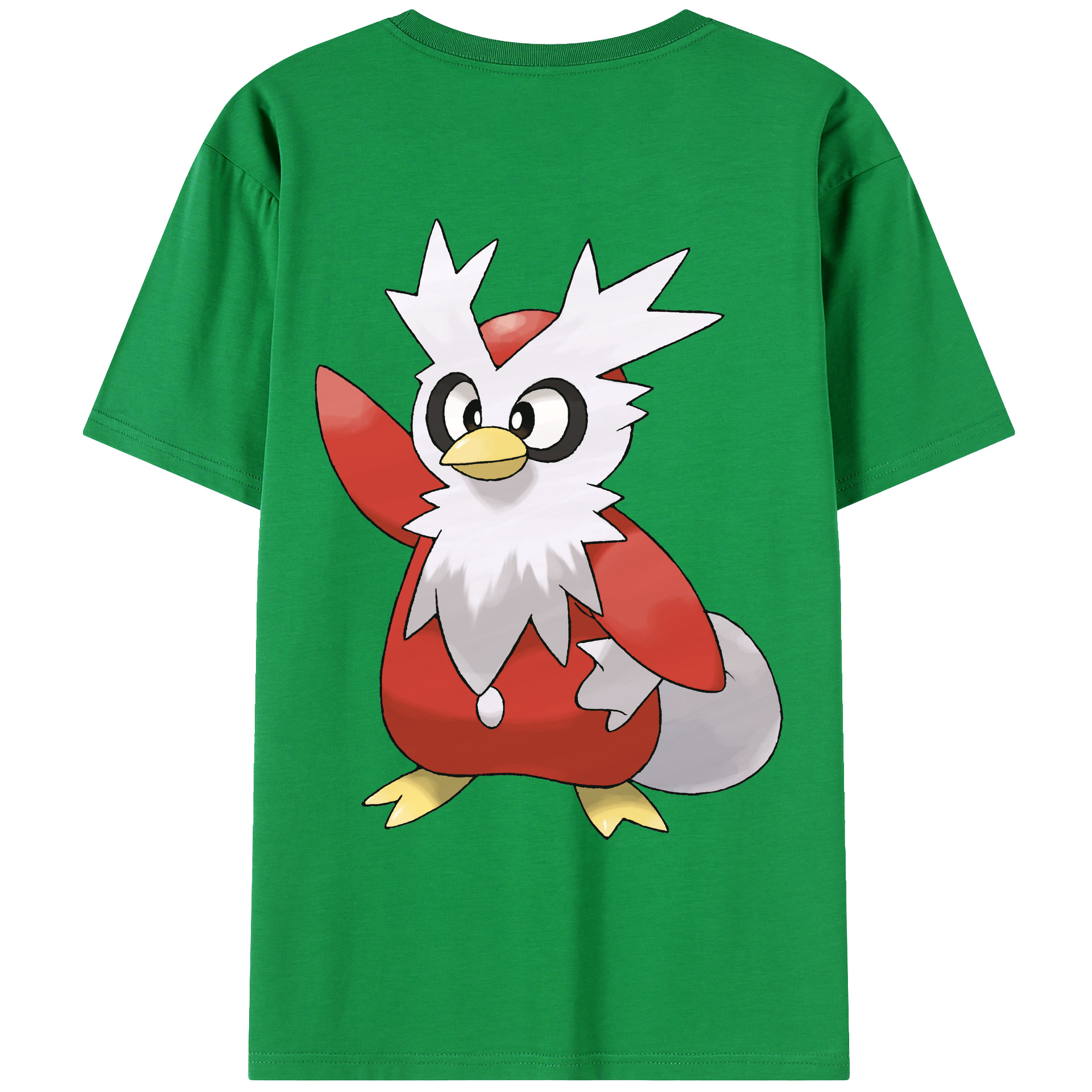 （画像用） ポケットモンスター Pokémon 綿100％ メンズ半袖Tシャツ（バックプリント） 通気性