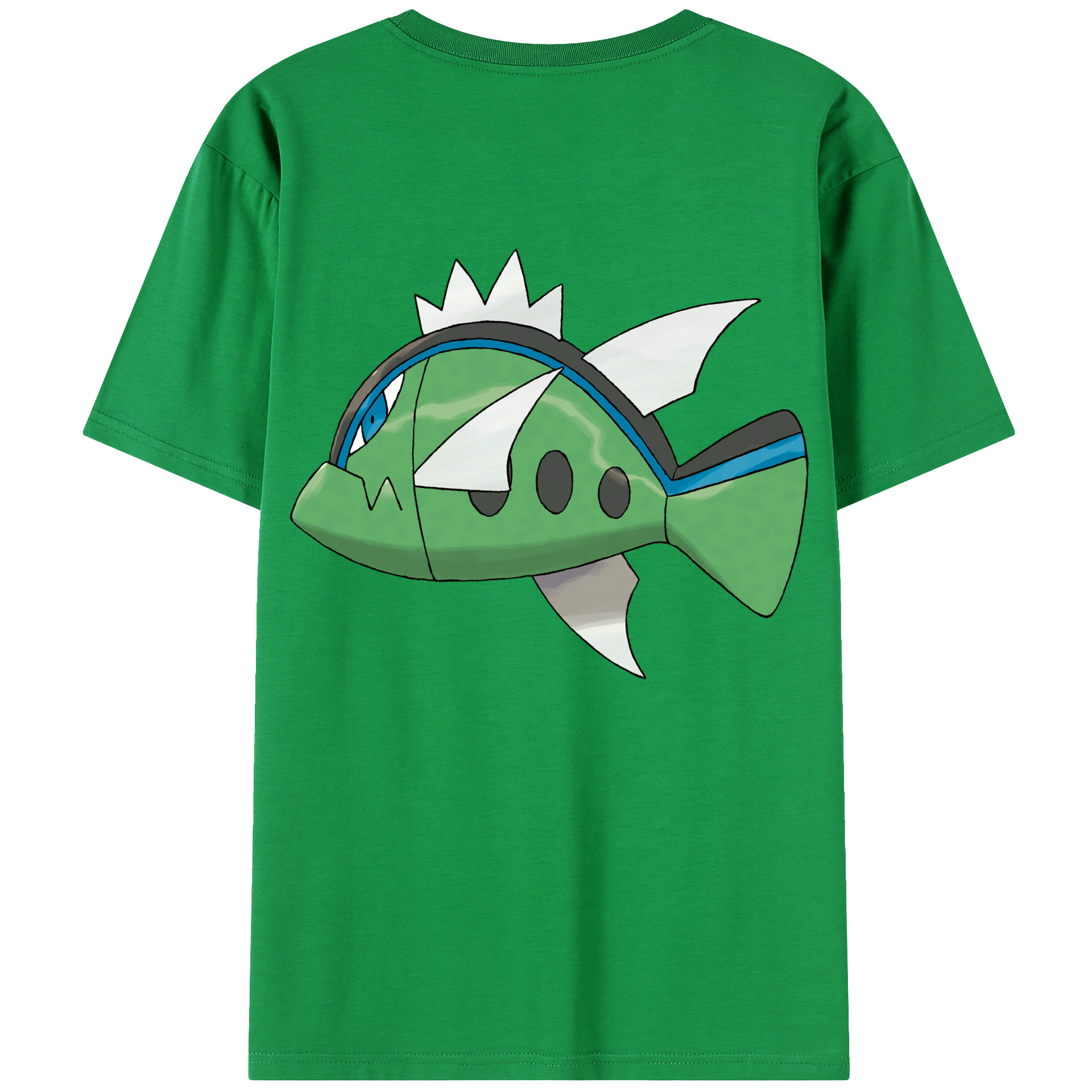 （画像用） ポケットモンスター Pokémon 綿100％ メンズ半袖Tシャツ（バックプリント） 通気性